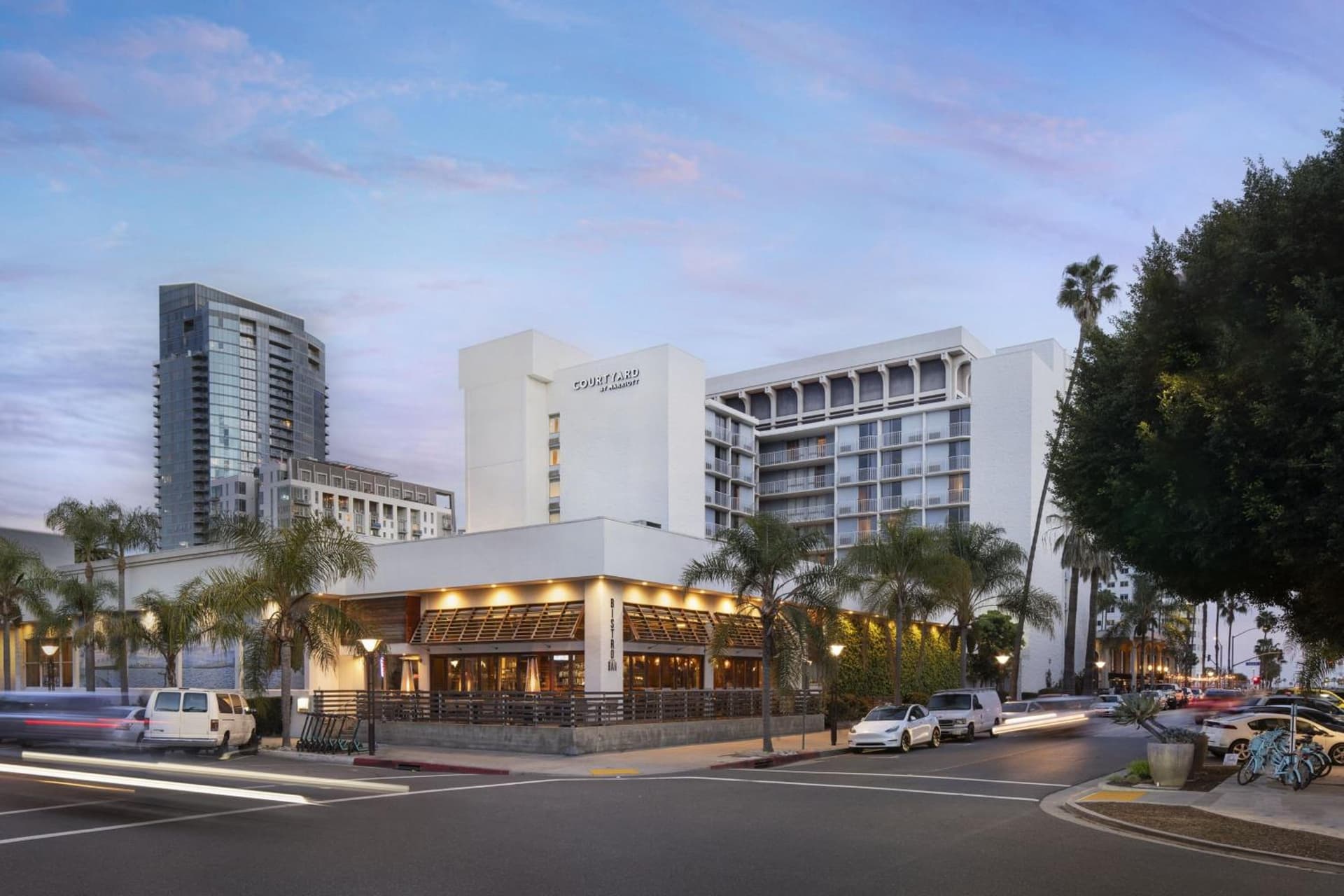 Courtyard by Marriott Long Beach Downtown exterior or lobby in Long Beach, CA — main listing photo