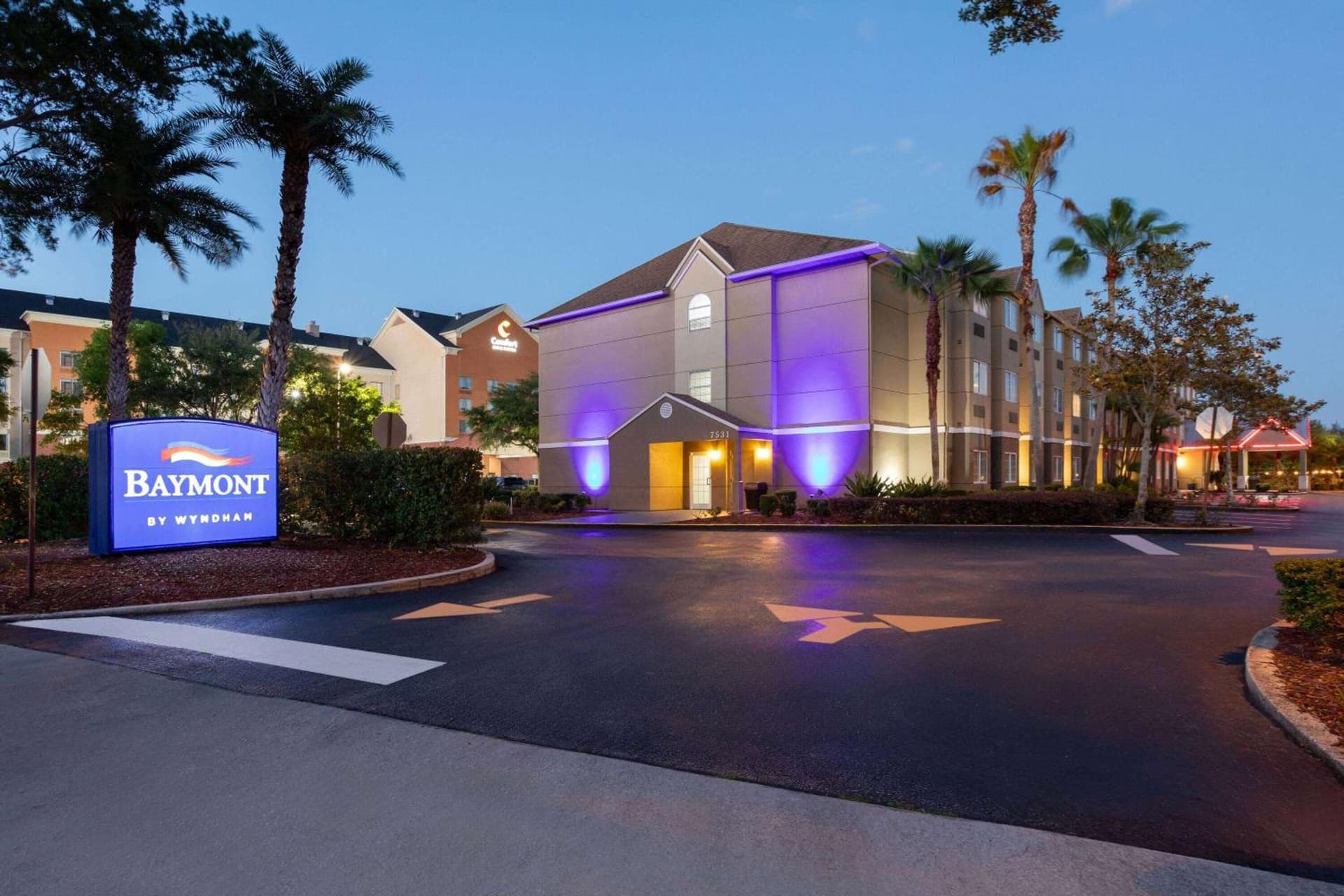 Baymont by Wyndham Orlando-International Dr-Universal Blvd exterior or lobby in Orlando, FL — main listing photo