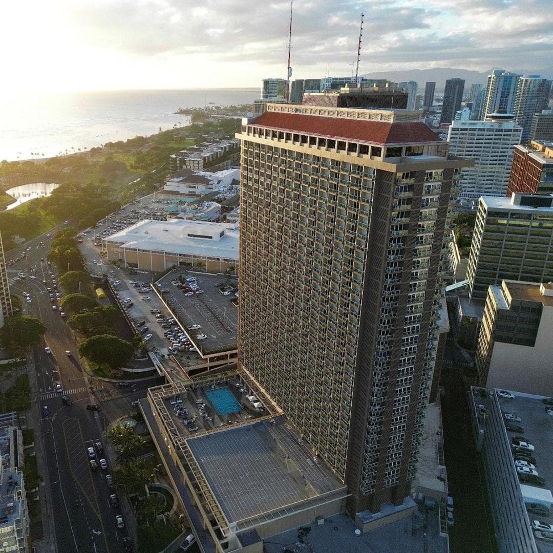 Ocean View Room at Ala Moana Hotel- Fees include featured exterior or lobby in Honolulu, HI — similar hotel