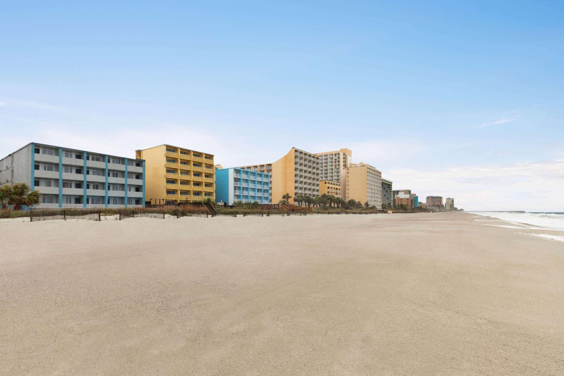 Days Inn by Wyndham Myrtle Beach-Beach Front featured exterior or lobby in Myrtle Beach, SC — similar hotel