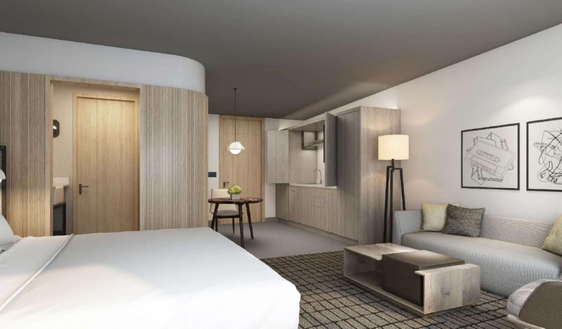 Homewood Suites By Hilton Nashville Downtown The Gulch property views in Nashville, TN — gallery photo 3