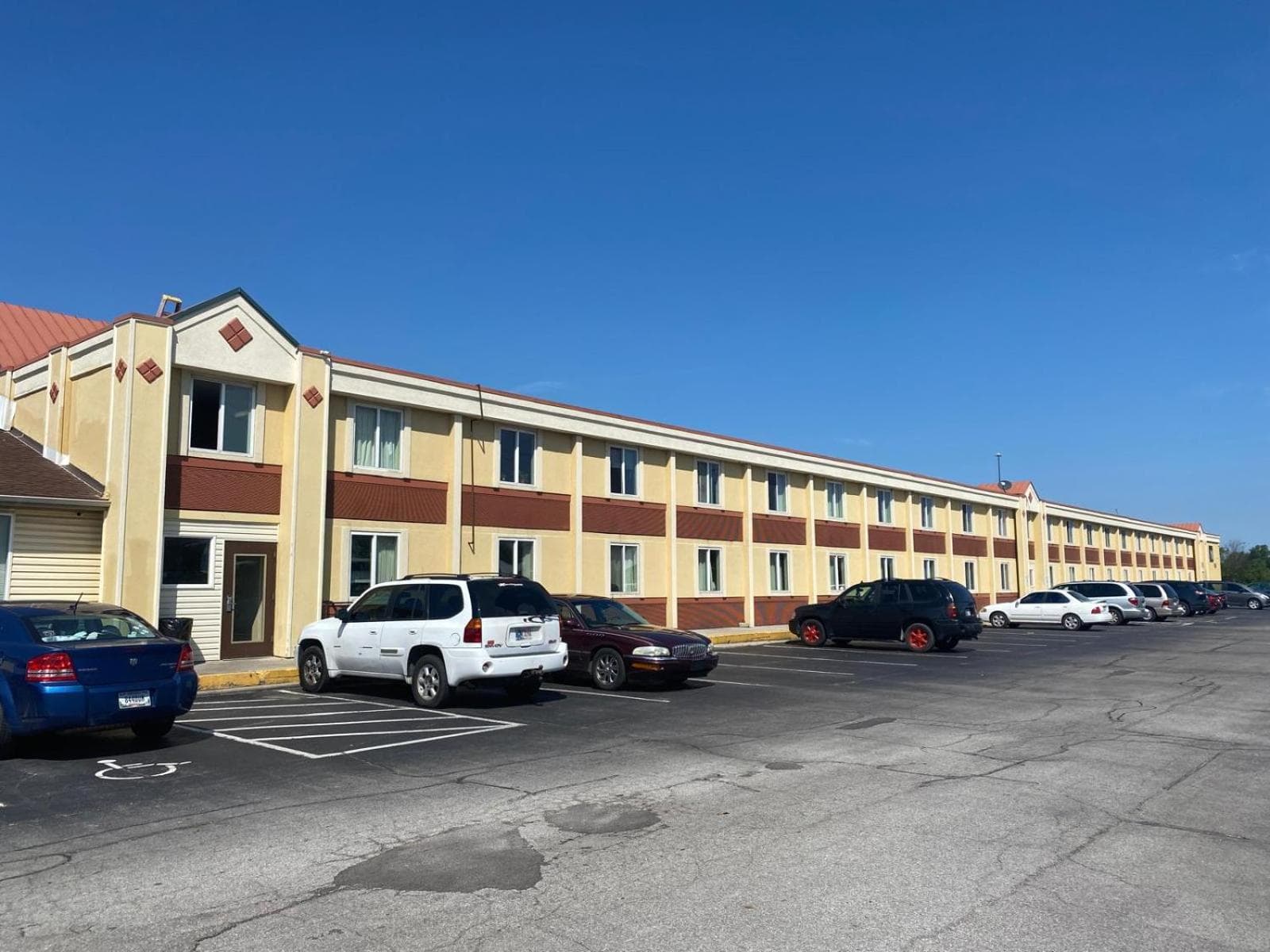 Super 8 by Wyndham Fort Wayne featured exterior or lobby in Fort Wayne, IN — similar hotel