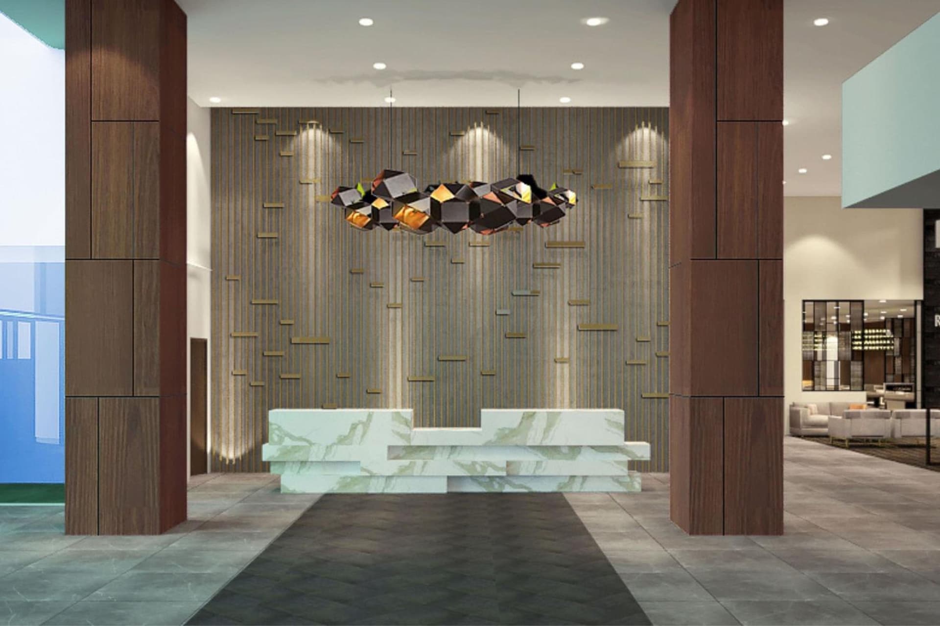 Delta Hotels by Marriott Ontario Airport interior in Ontario, CA — gallery photo 2