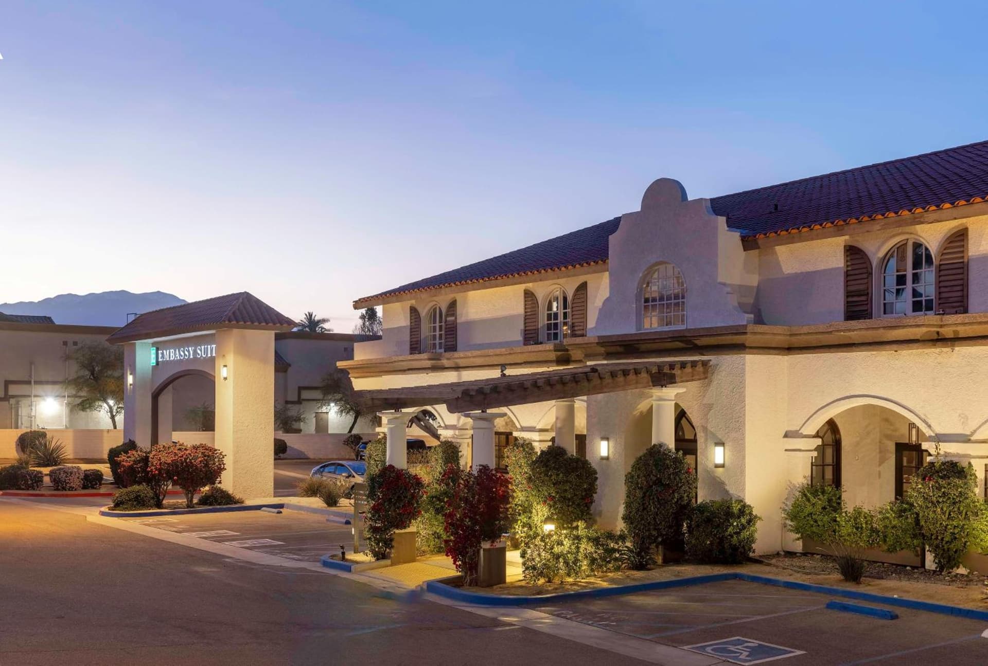 Embassy Suites by Hilton Palm Desert featured exterior or lobby in Palm Desert, CA — similar hotel