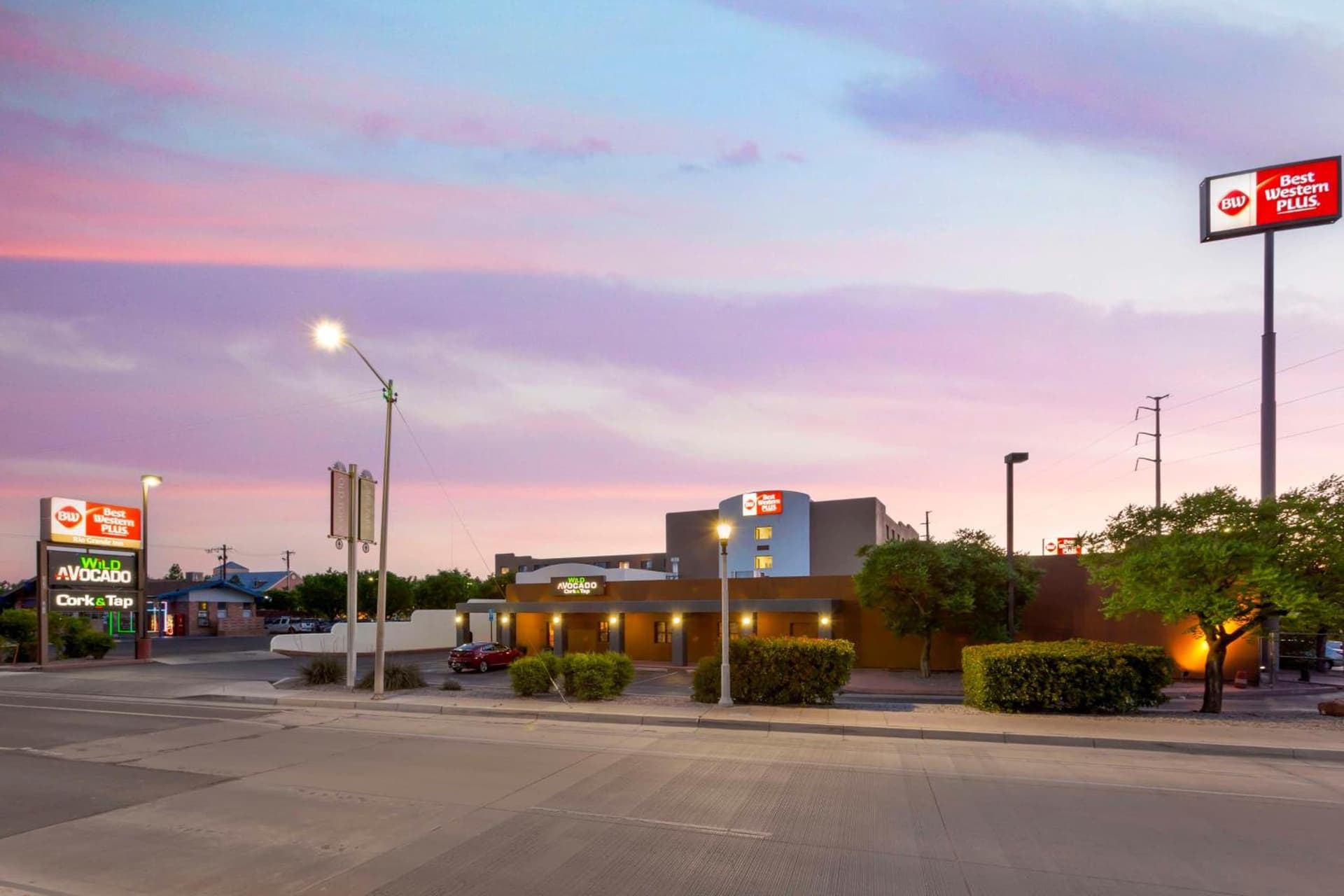Best Western Plus Rio Grande Inn featured exterior or lobby in Albuquerque, NM — similar hotel