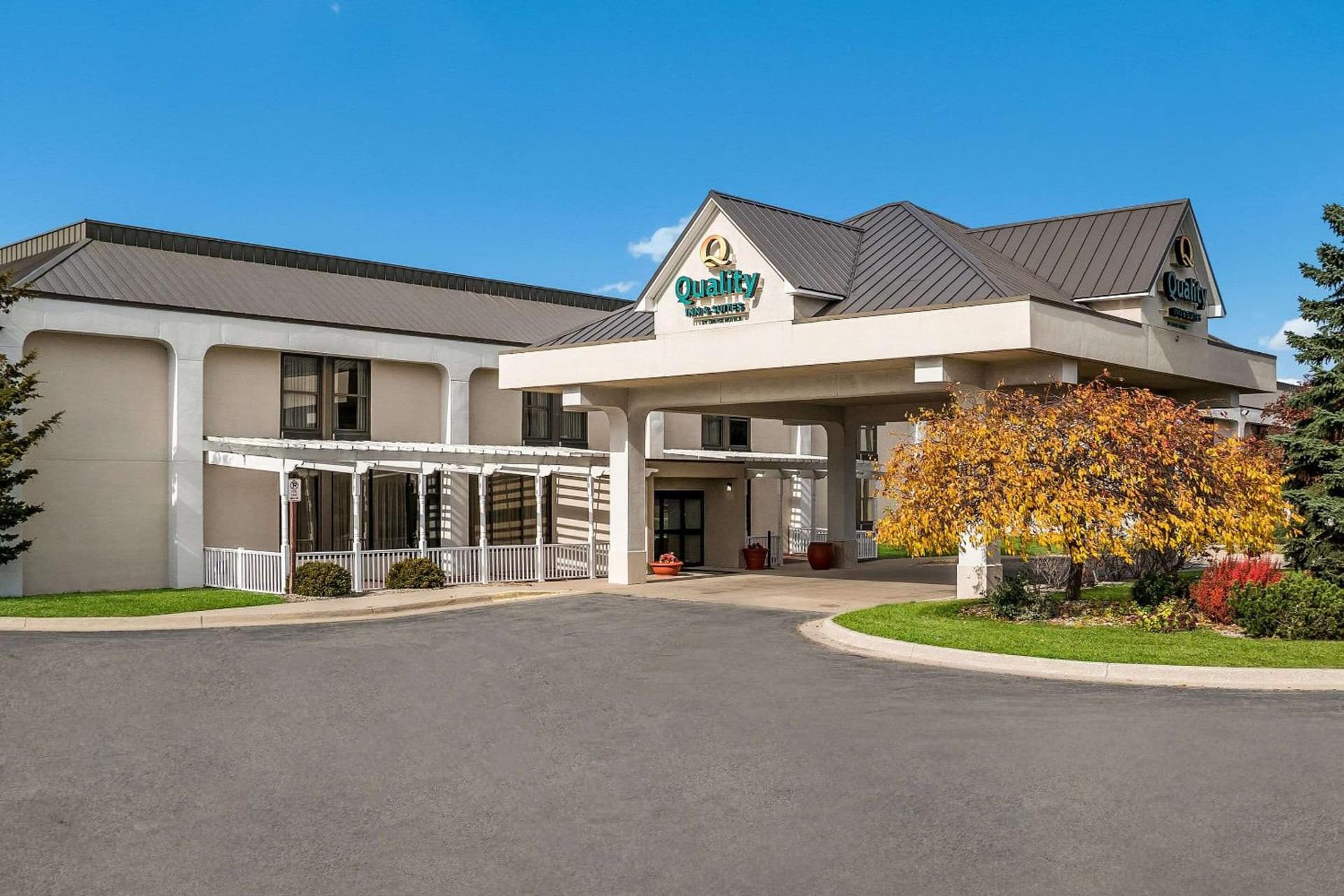 Quality Inn & Suites featured exterior or lobby in Saginaw, MI — similar hotel