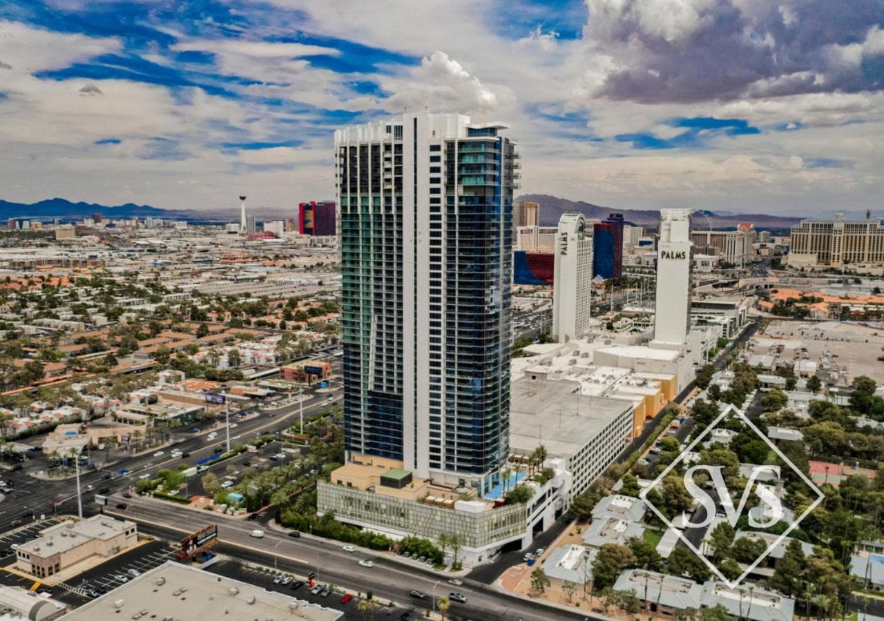 StripViewSuites Two-Bedroom Conjoined Suite at Palms Place featured exterior or lobby in Las Vegas, NV — similar hotel