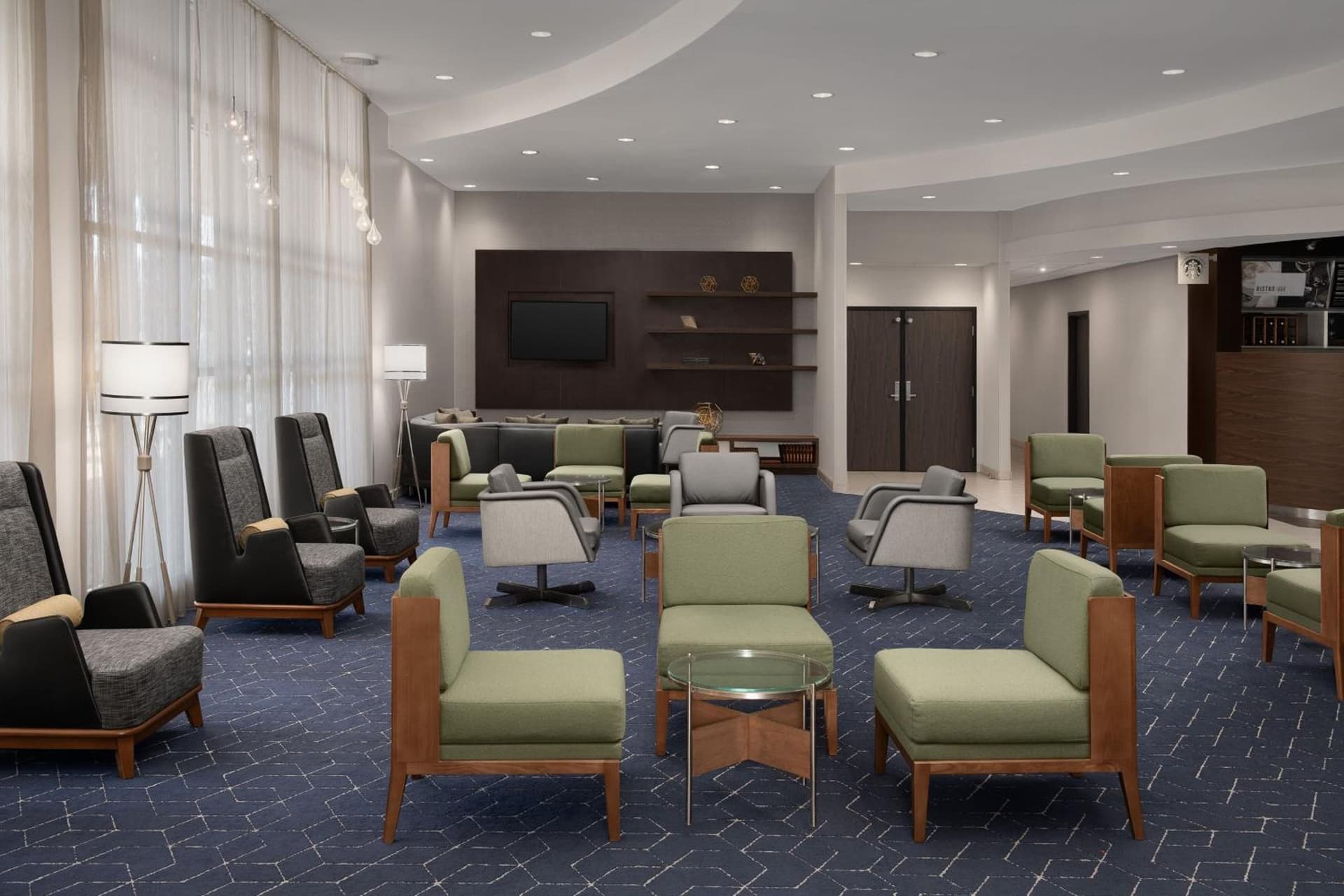 Courtyard by Marriott Syracuse Downtown at Armory Square interior in Syracuse, NY — gallery photo 2