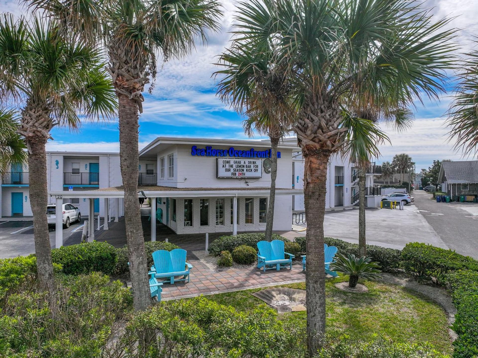 Seahorse Oceanfront Inn property views in Neptune Beach, FL — gallery photo 3