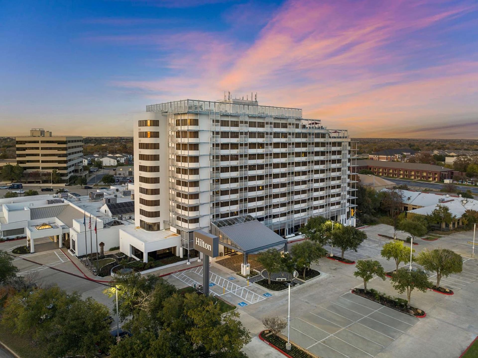 Hilton College Station & Conference Center featured exterior or lobby in College Station, TX — similar hotel