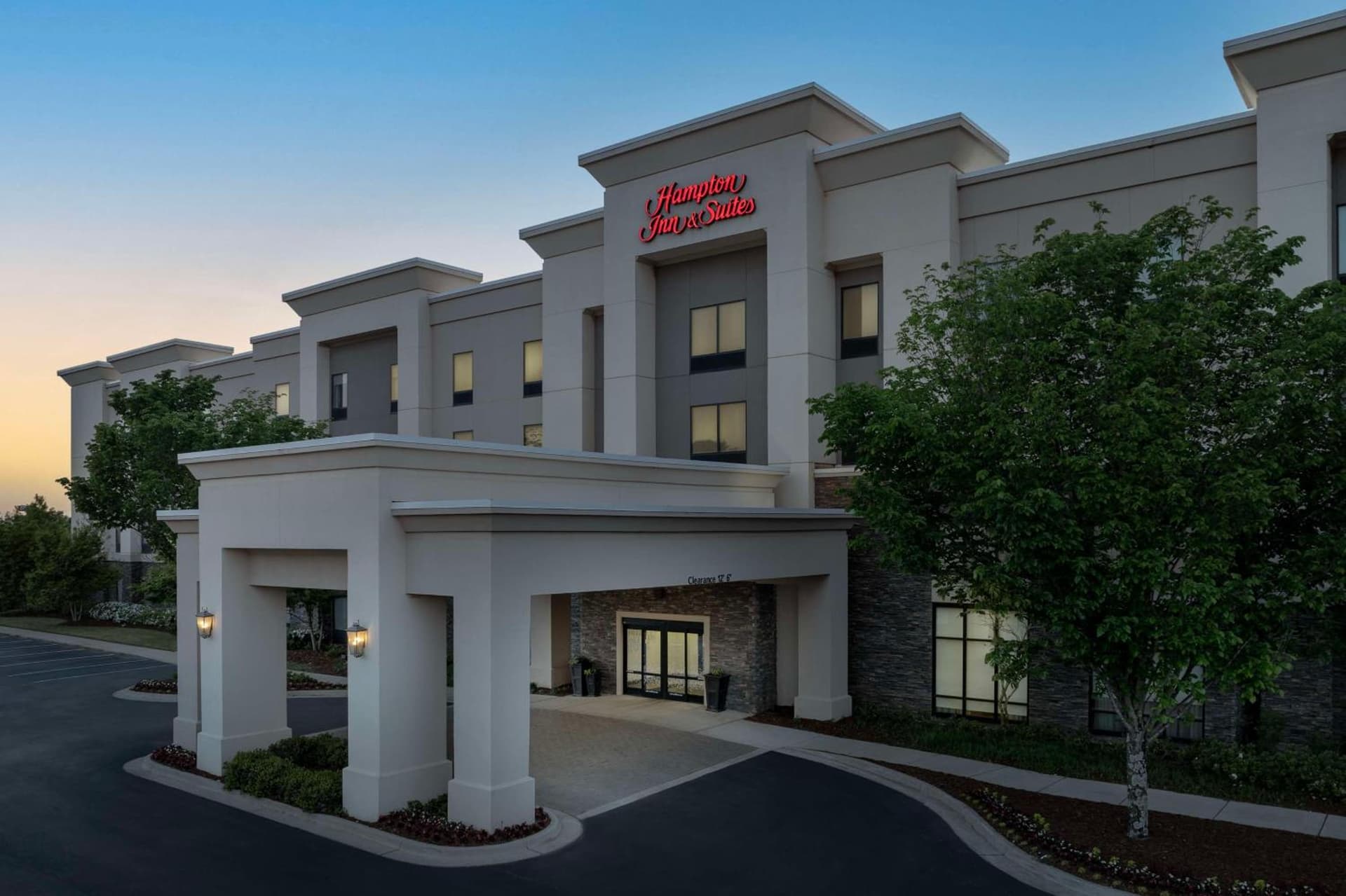 Hampton Inn & Suites Huntsville Research Park Area featured exterior or lobby in Huntsville, AL — similar hotel