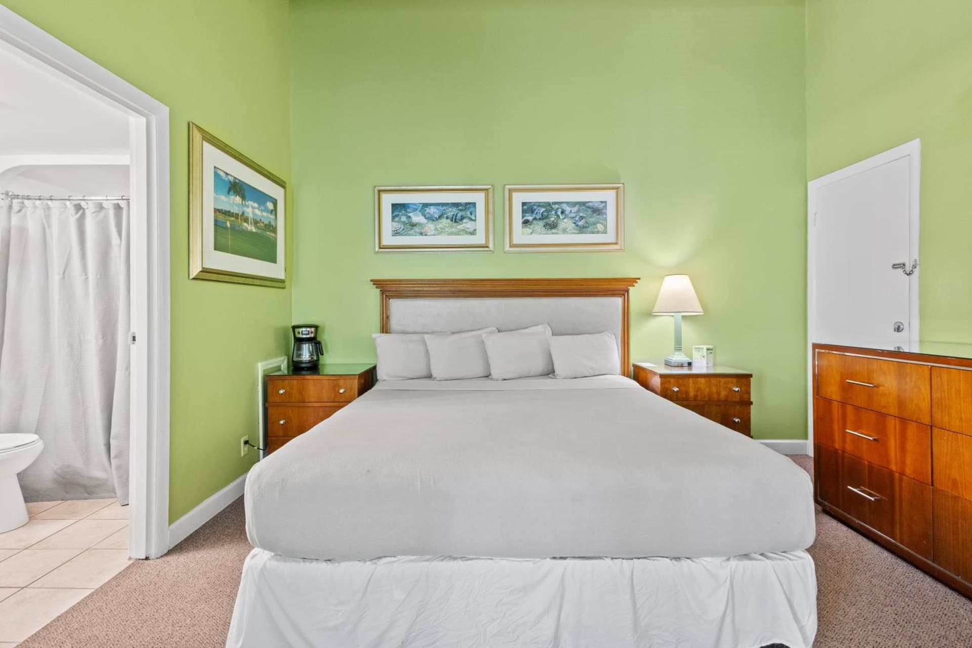 Oceanfront Inn Room #11- Standard Room - King Bed interior in Fort Pierce, FL — gallery photo 2