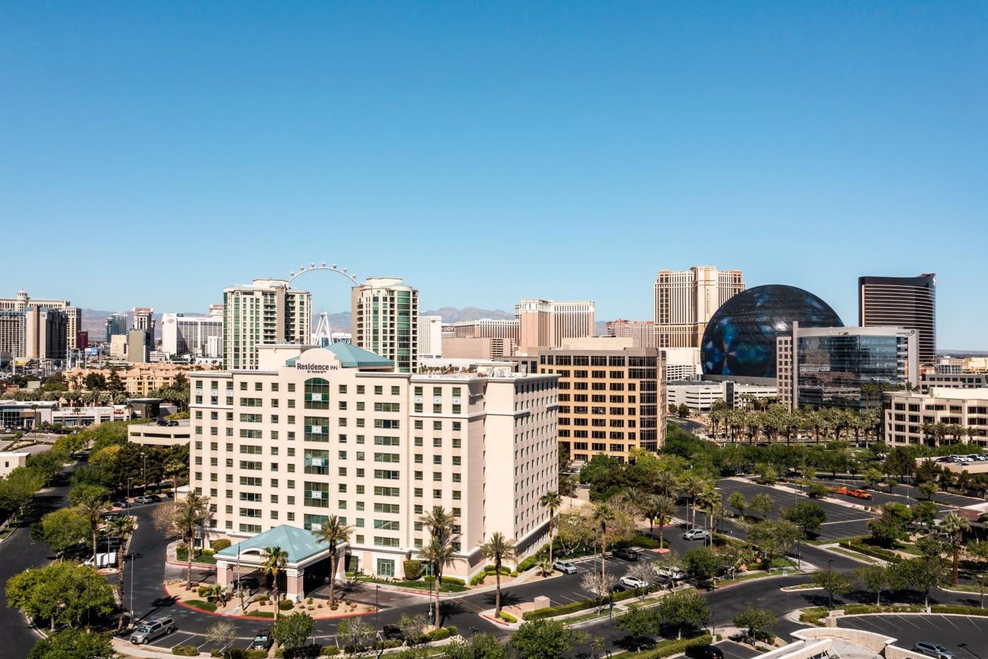 Residence Inn by Marriott Las Vegas Hughes Center property views in Las Vegas, NV — gallery photo 3