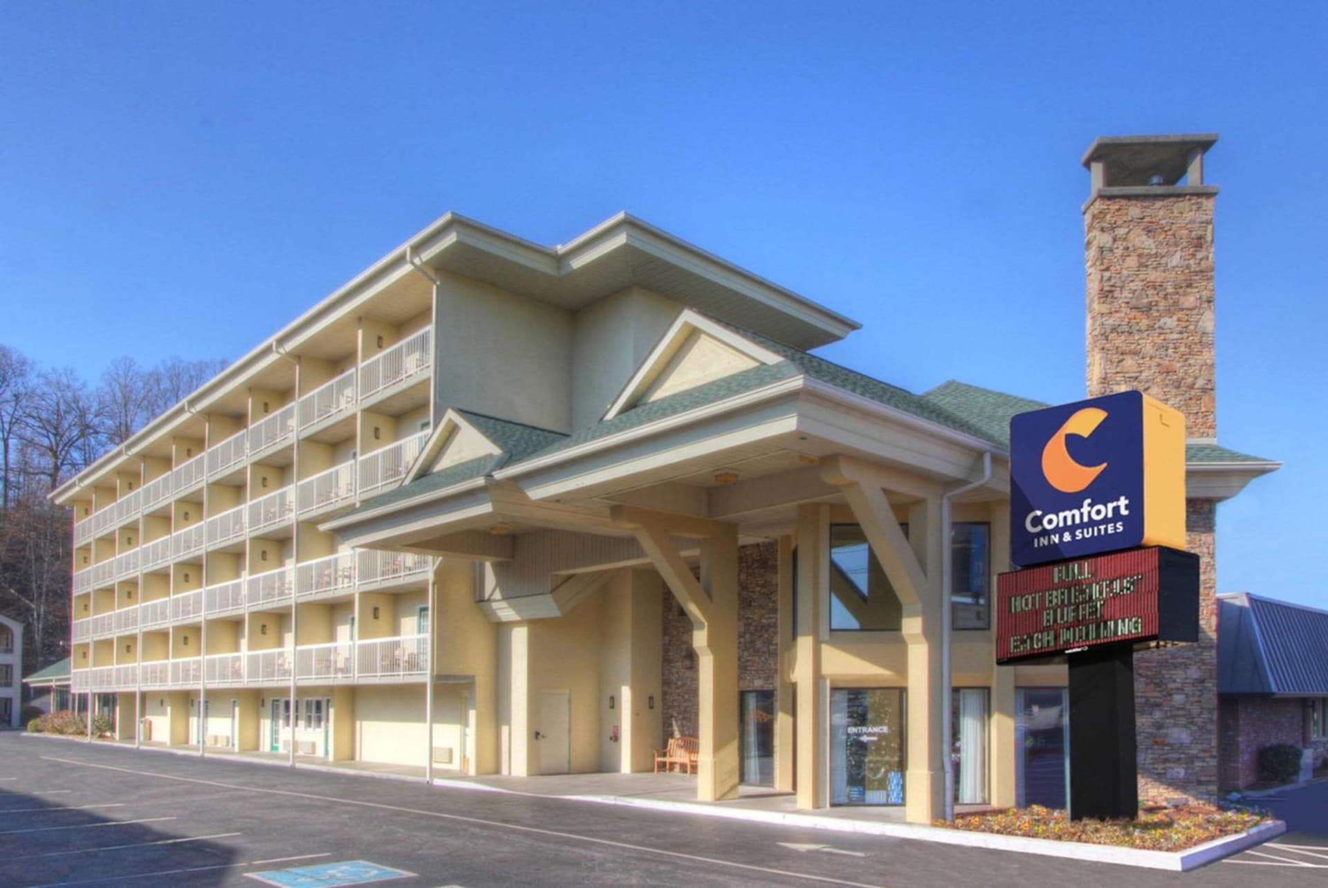 Comfort Inn & Suites at Dollywood Lane featured exterior or lobby in Pigeon Forge, TN — similar hotel