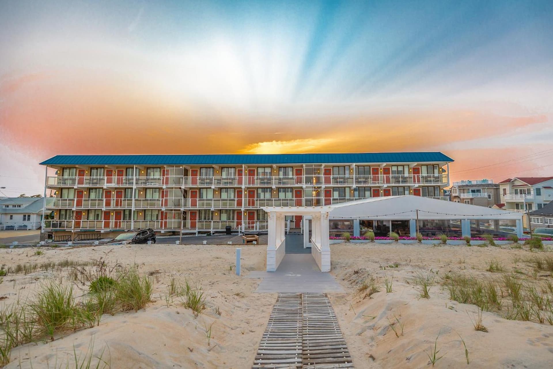 Spray Beach Oceanfront Hotel featured exterior or lobby in Beach Haven, NJ — similar hotel