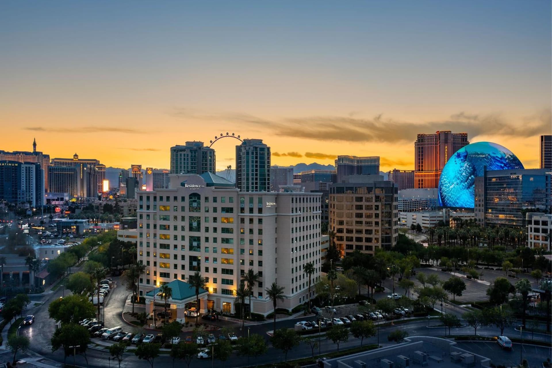 Residence Inn by Marriott Las Vegas Hughes Center featured exterior or lobby in Las Vegas, NV — similar hotel