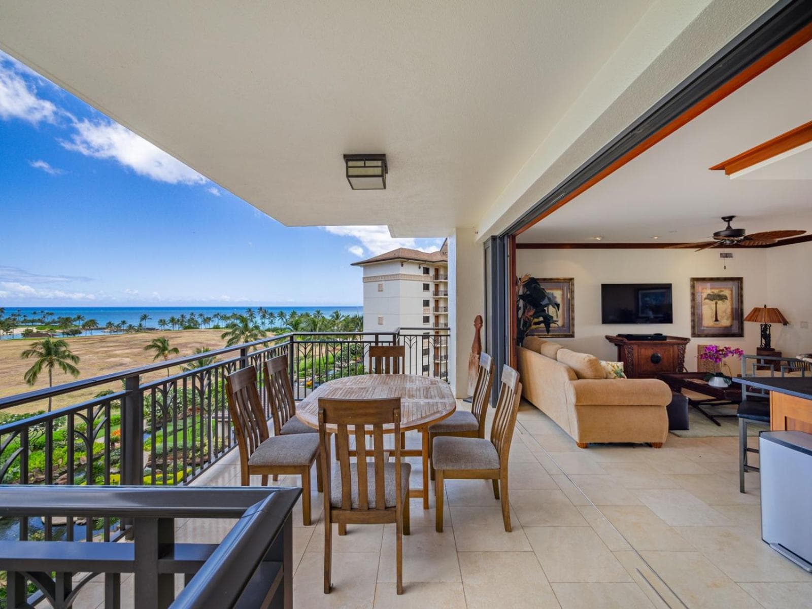Beach Villas at Ko Olina Villa O-712 property views in Kapolei, HI — gallery photo 3