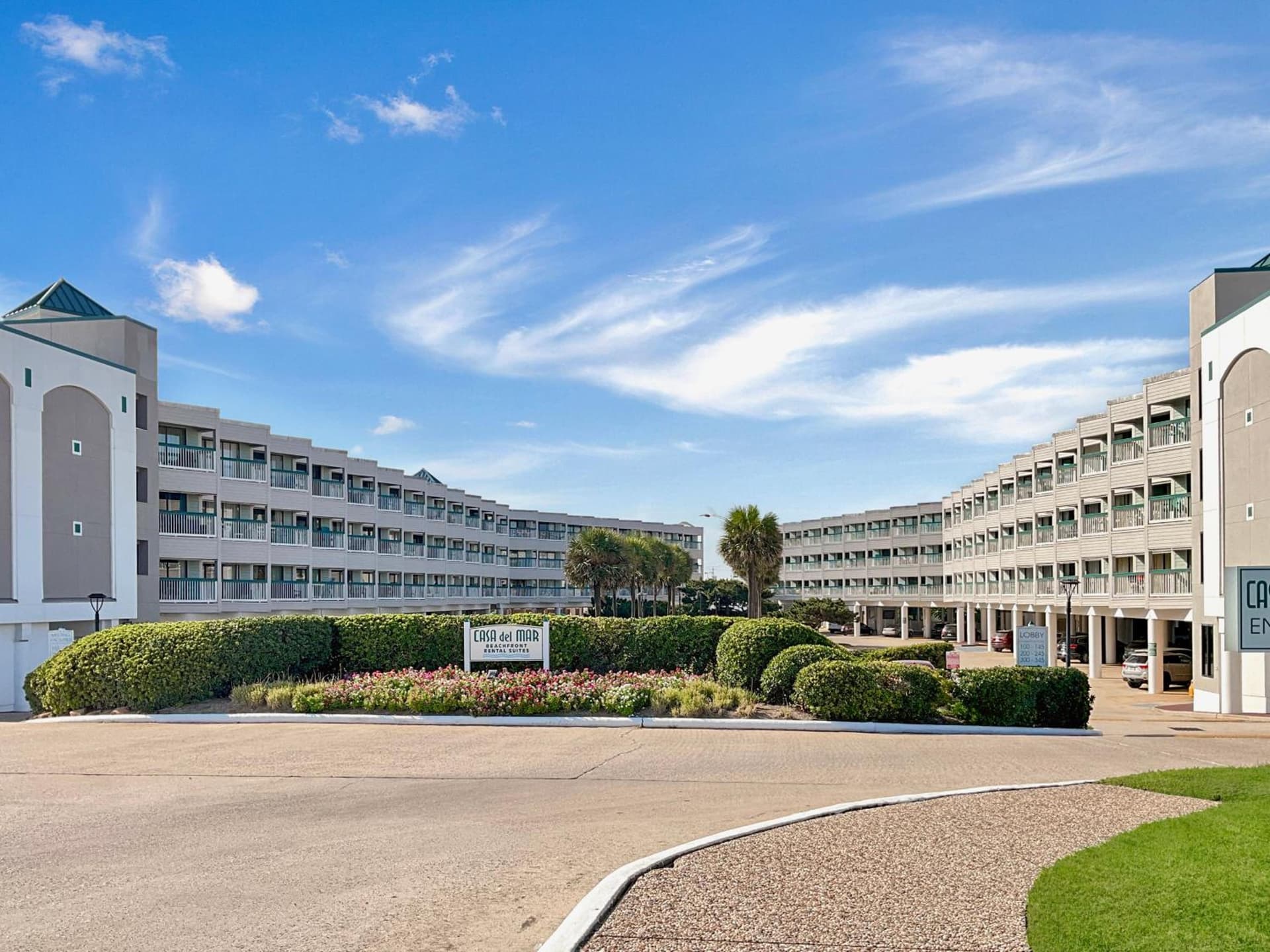 Cozy Galveston Beach Front Condo featured exterior or lobby in Galveston, TX — similar hotel