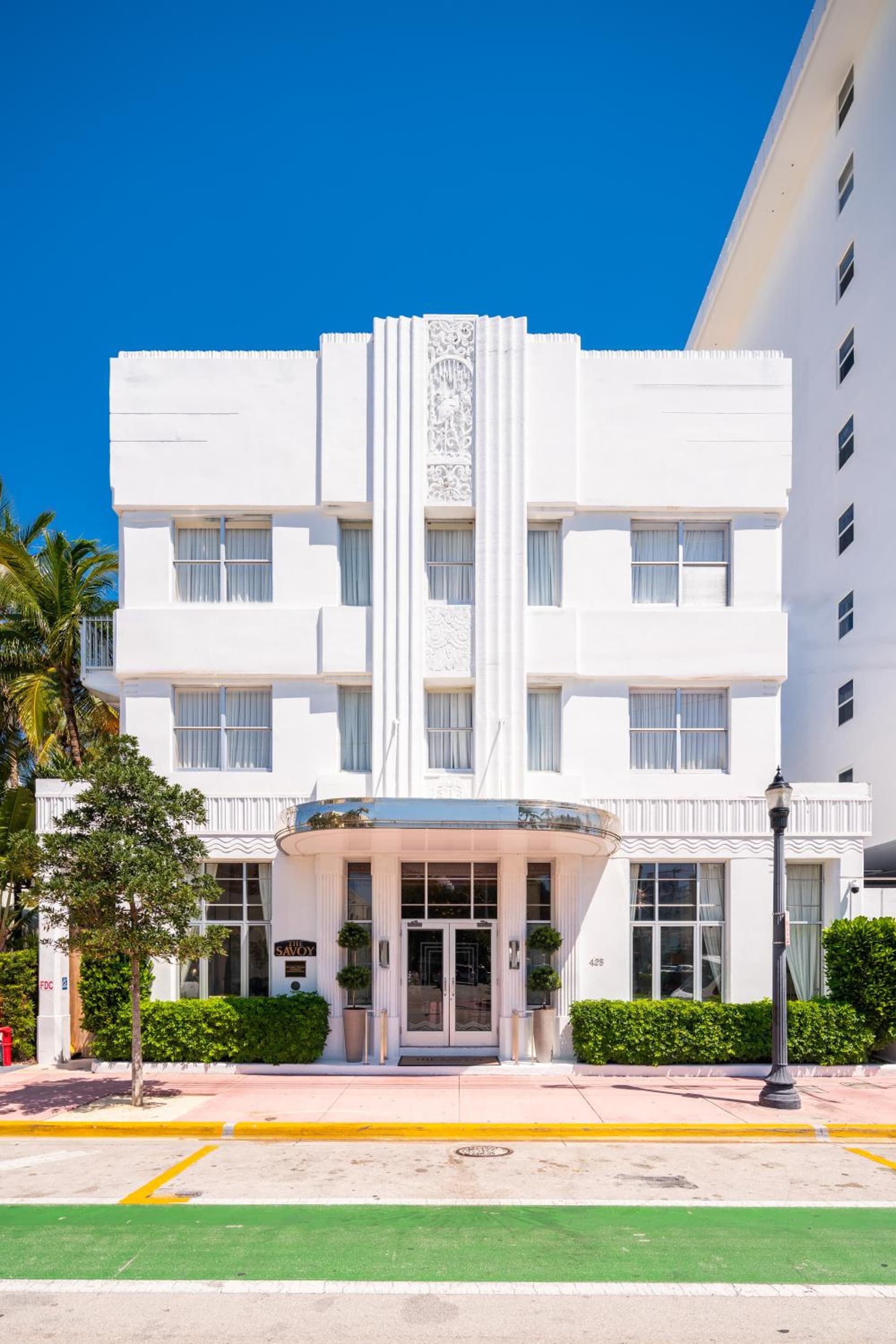 The Savoy Hotel & Beach Club exterior or lobby in Miami Beach, FL — main listing photo