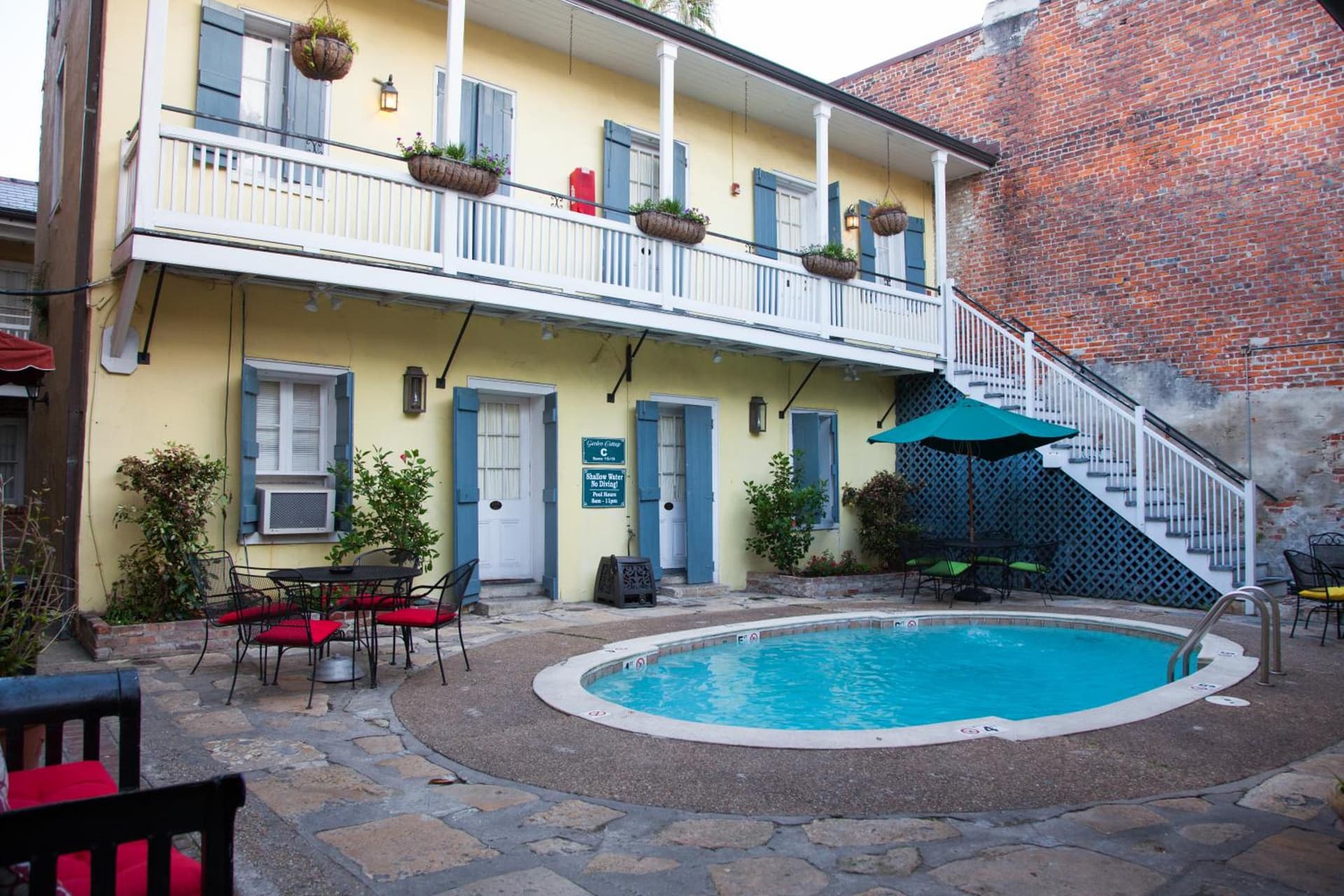 Hotel St. Pierre French Quarter property views in New Orleans, LA — gallery photo 3