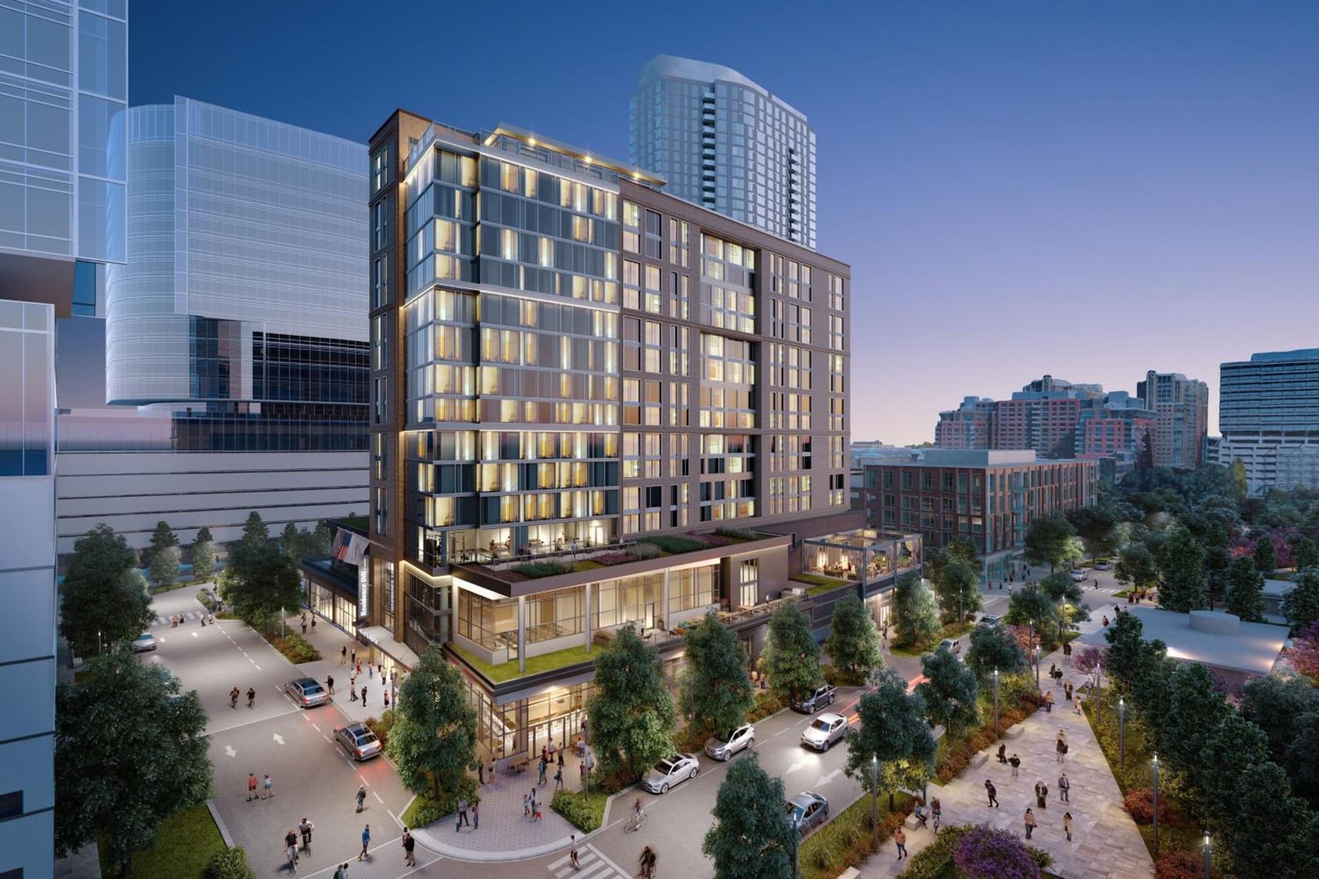 AC Hotel by Marriott Reston featured exterior or lobby in Reston, VA — similar hotel