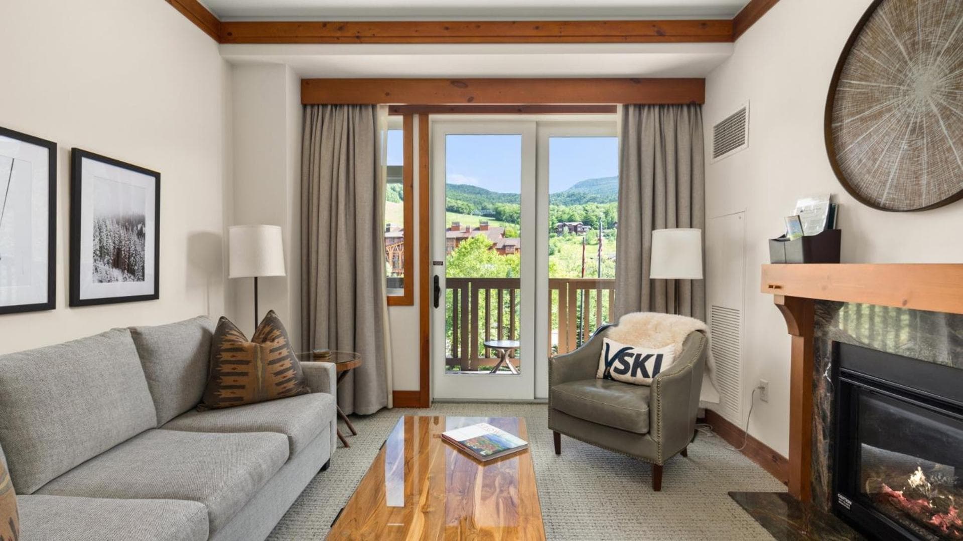 1332 Lodge At Spruce Peak Ski in Ski Out King Studio By Stowe Mountain Rentals property views in Stowe — gallery photo 3