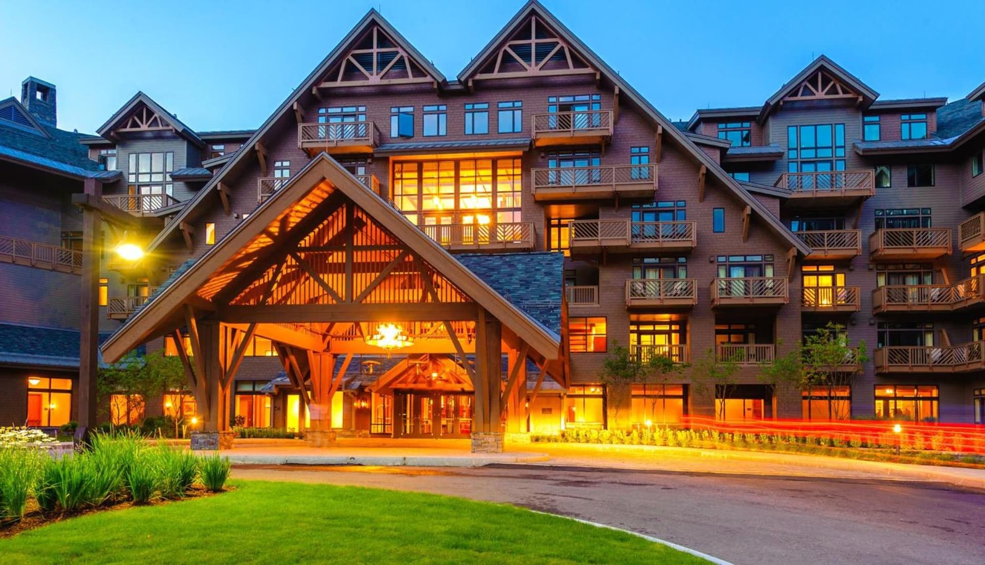 145 Lodge At Spruce Peak Ski In Ski In Ski Out King Studio By Stowe Mountain Rentals featured exterior or lobby in Stowe — similar hotel