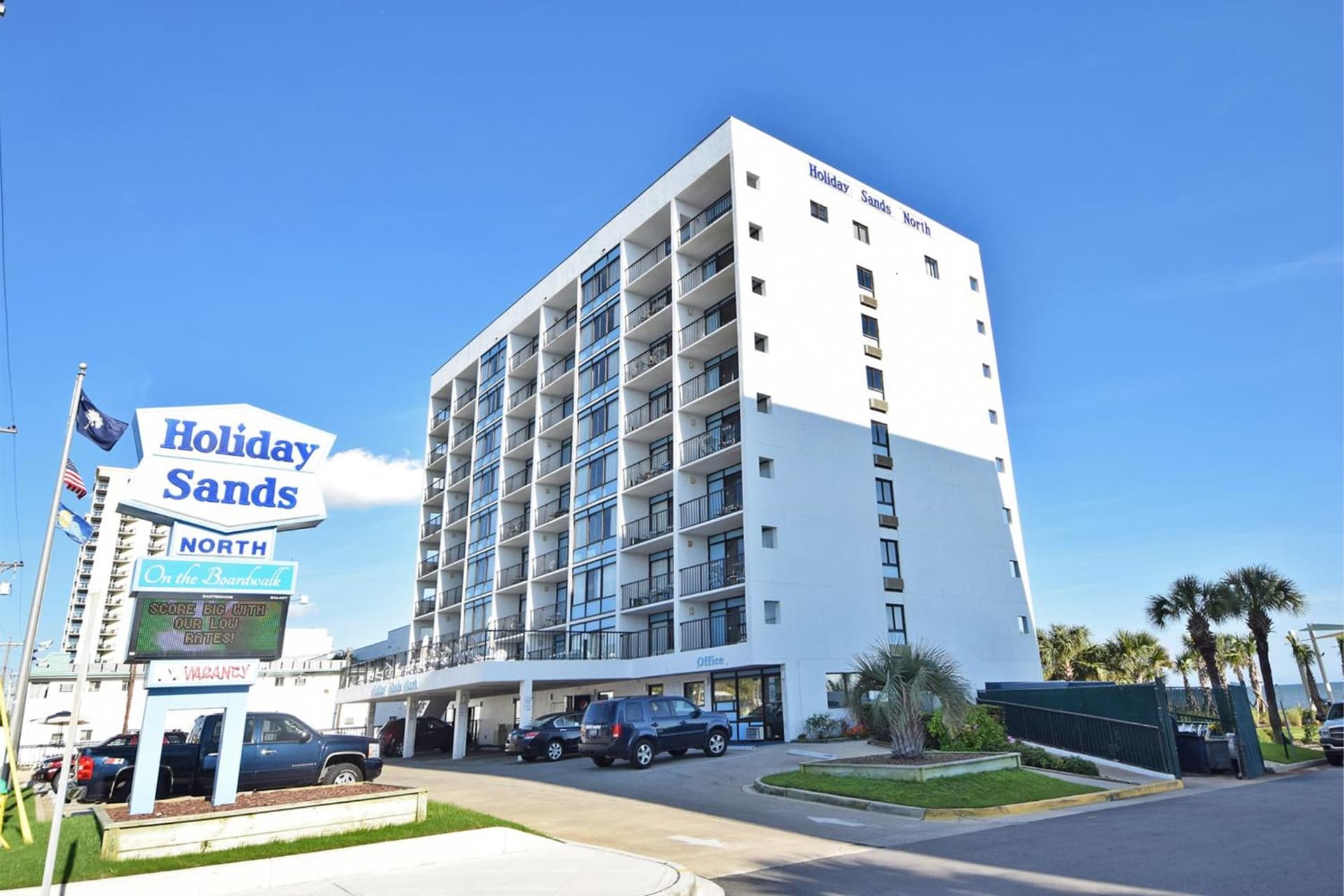 Holiday Sands North "On the Boardwalk" featured exterior or lobby in Myrtle Beach, SC — similar hotel