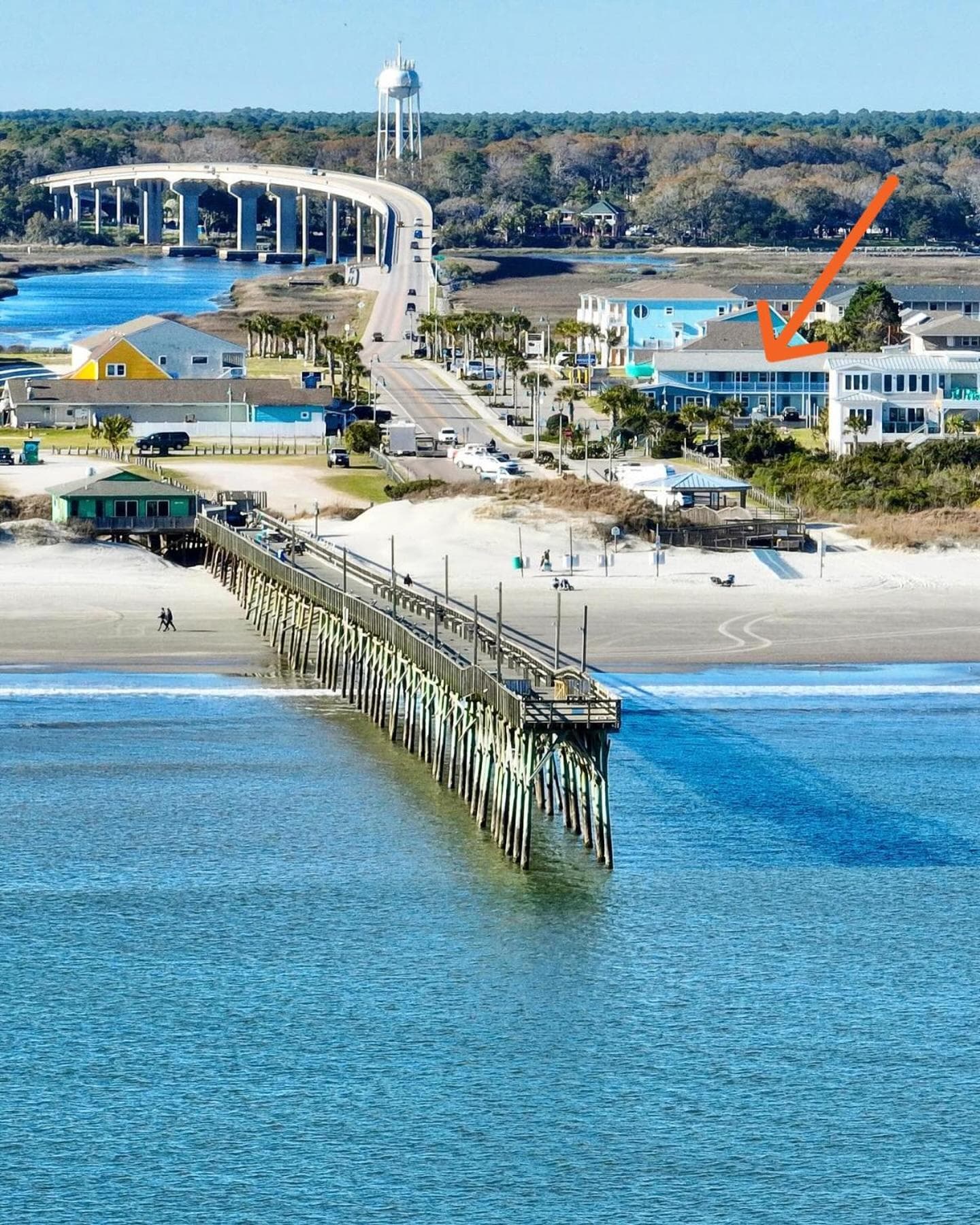 ON ISLAND Ocean View Beachy Studio in Campy 1970s Converted Motel featured exterior or lobby in Sunset Beach, NC — similar hotel