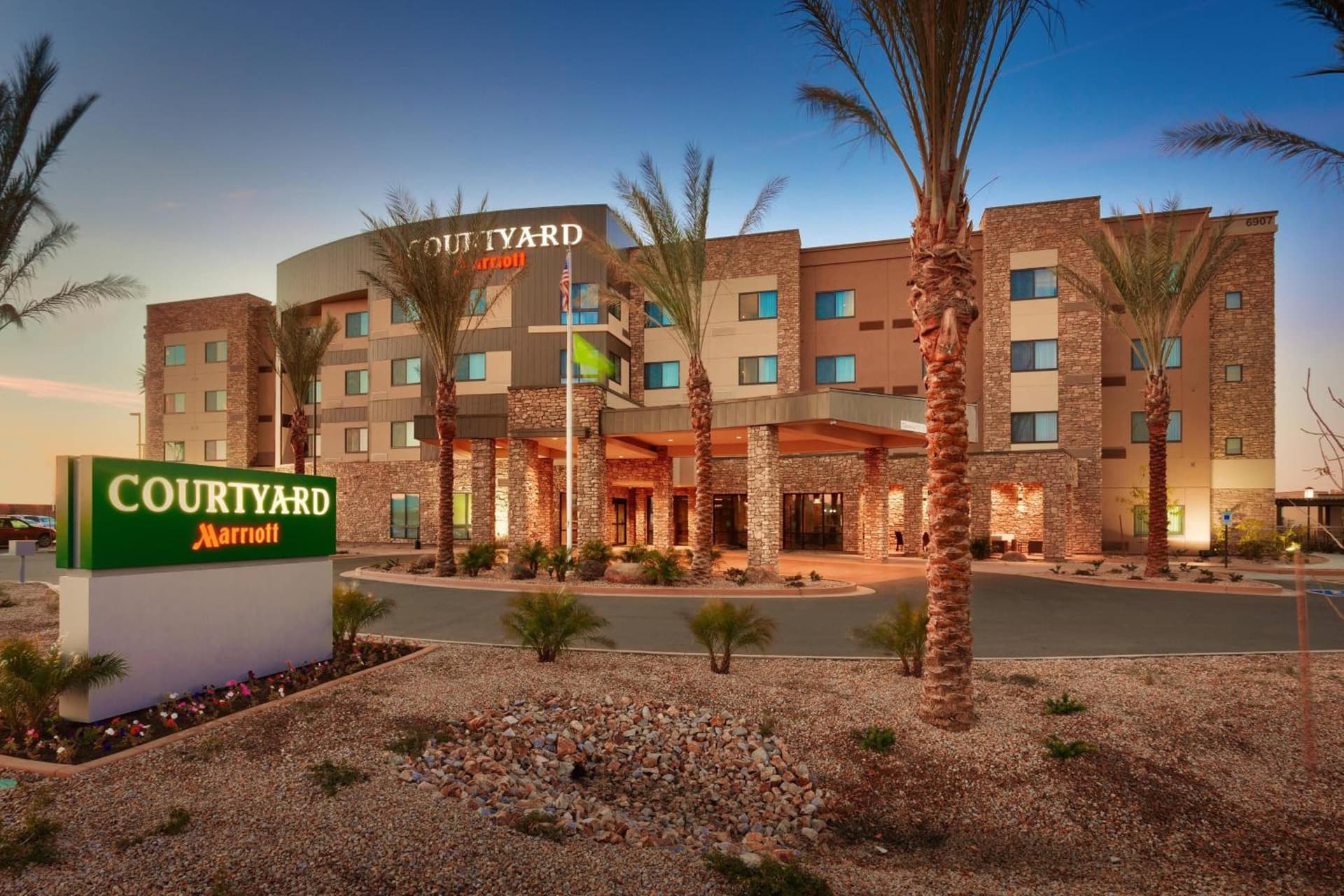 Courtyard Phoenix Mesa Gateway Airport property views in Mesa, AZ — gallery photo 3