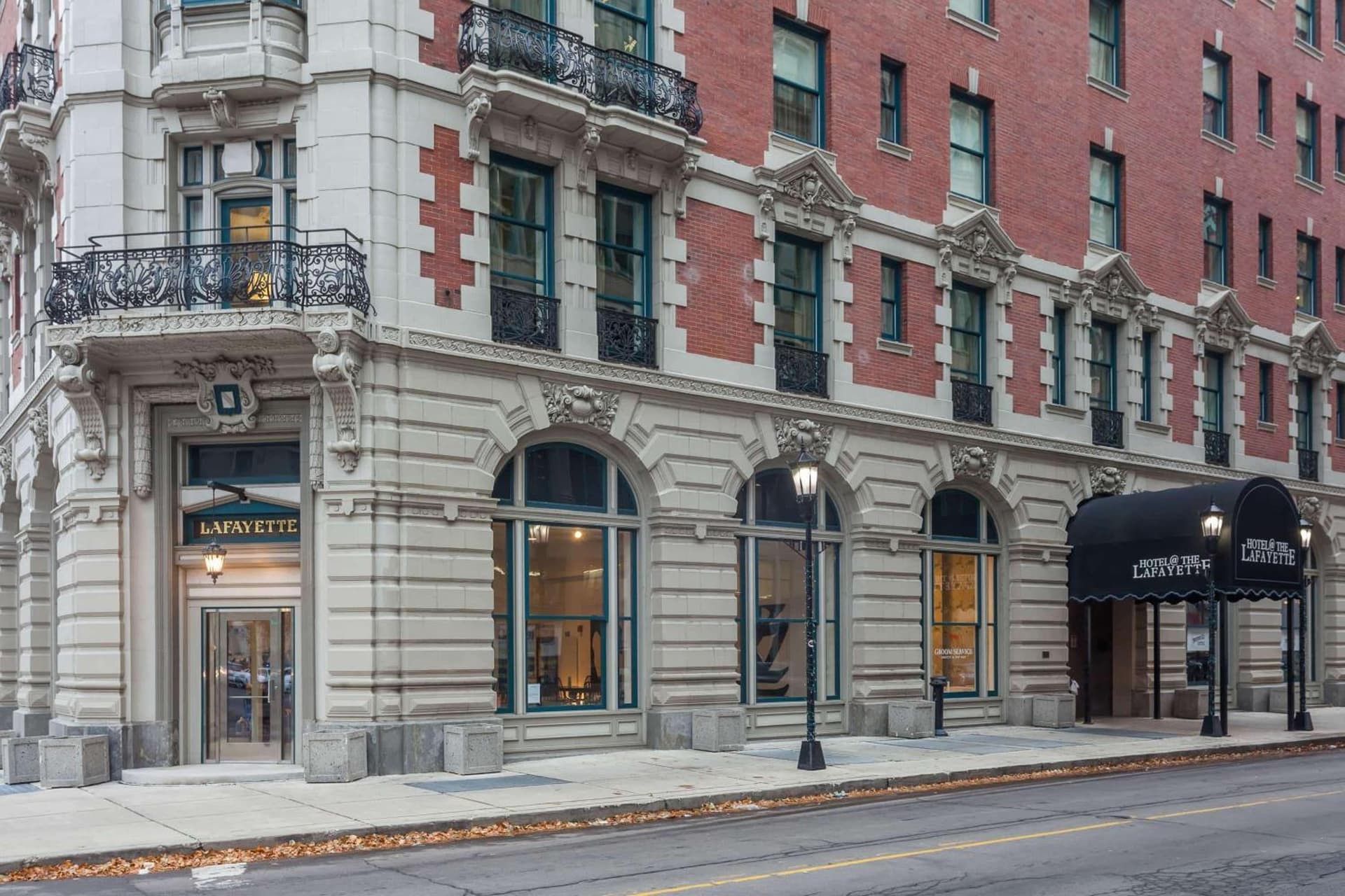 Hotel at the Lafayette Trademark Collection by Wyndham exterior or lobby in Buffalo, NY — main listing photo