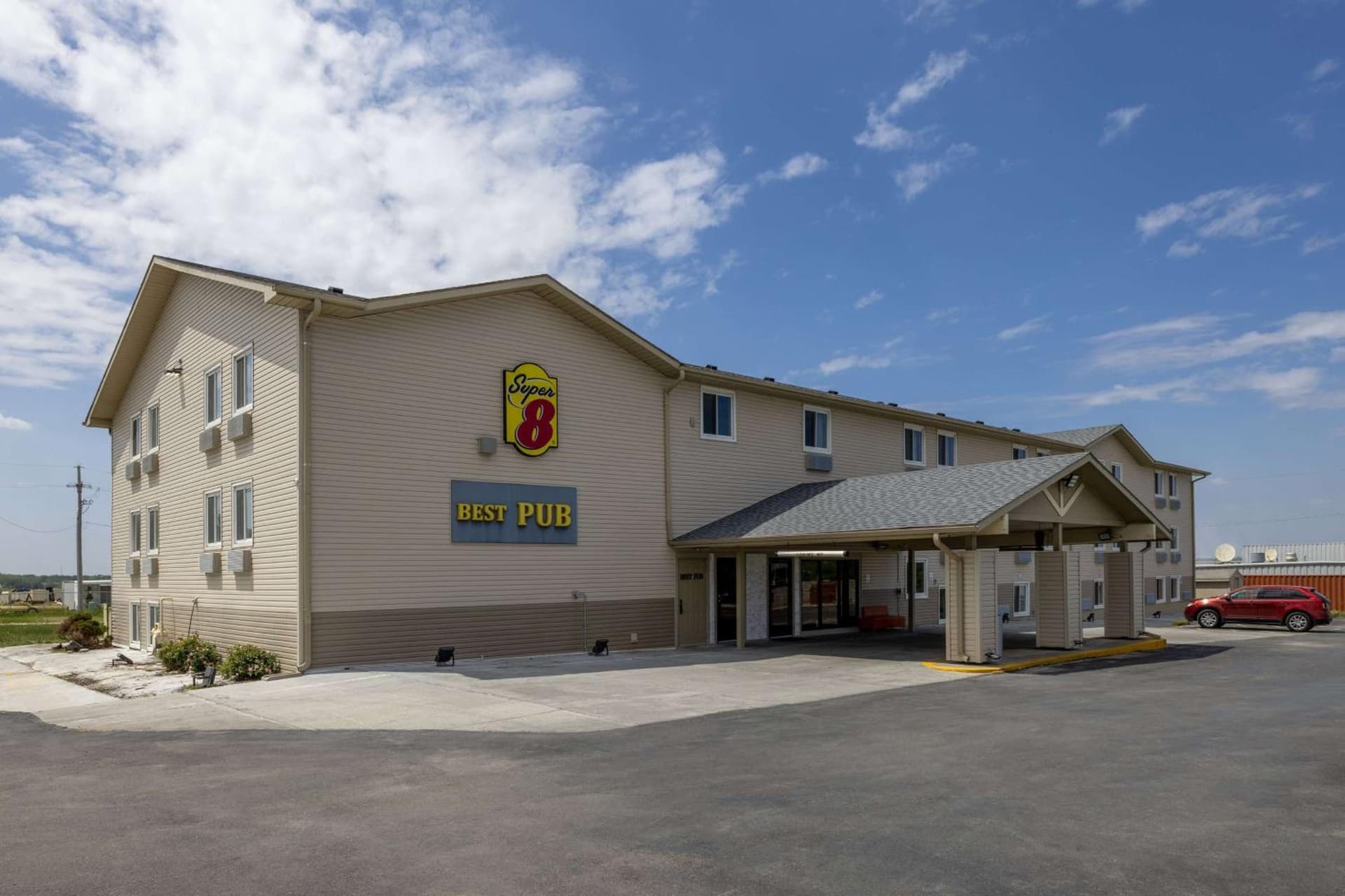 Super 8 by Wyndham Omaha SW featured exterior or lobby in Omaha, NE — similar hotel
