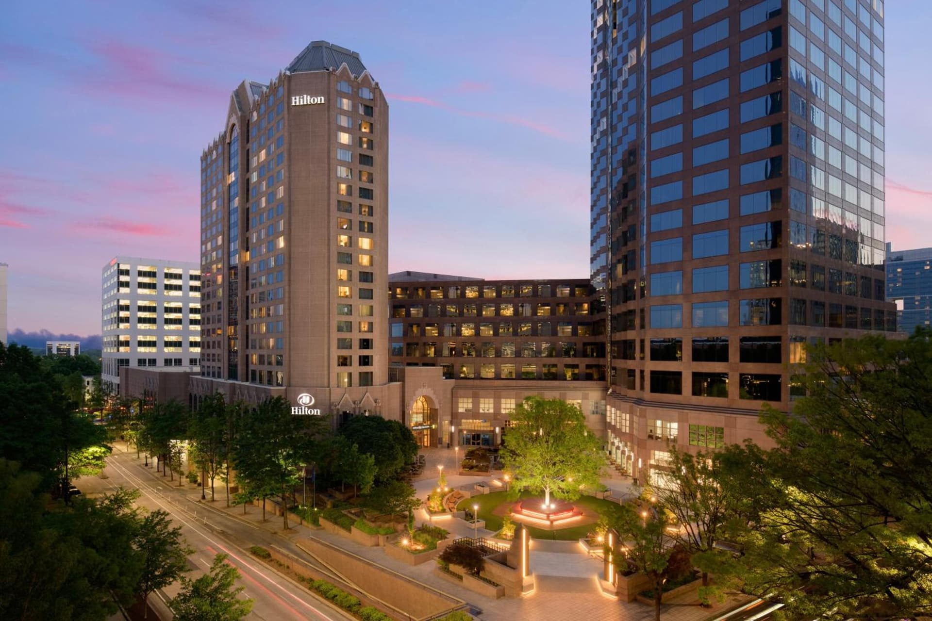 Hilton Charlotte Uptown featured exterior or lobby in Charlotte, NC — similar hotel