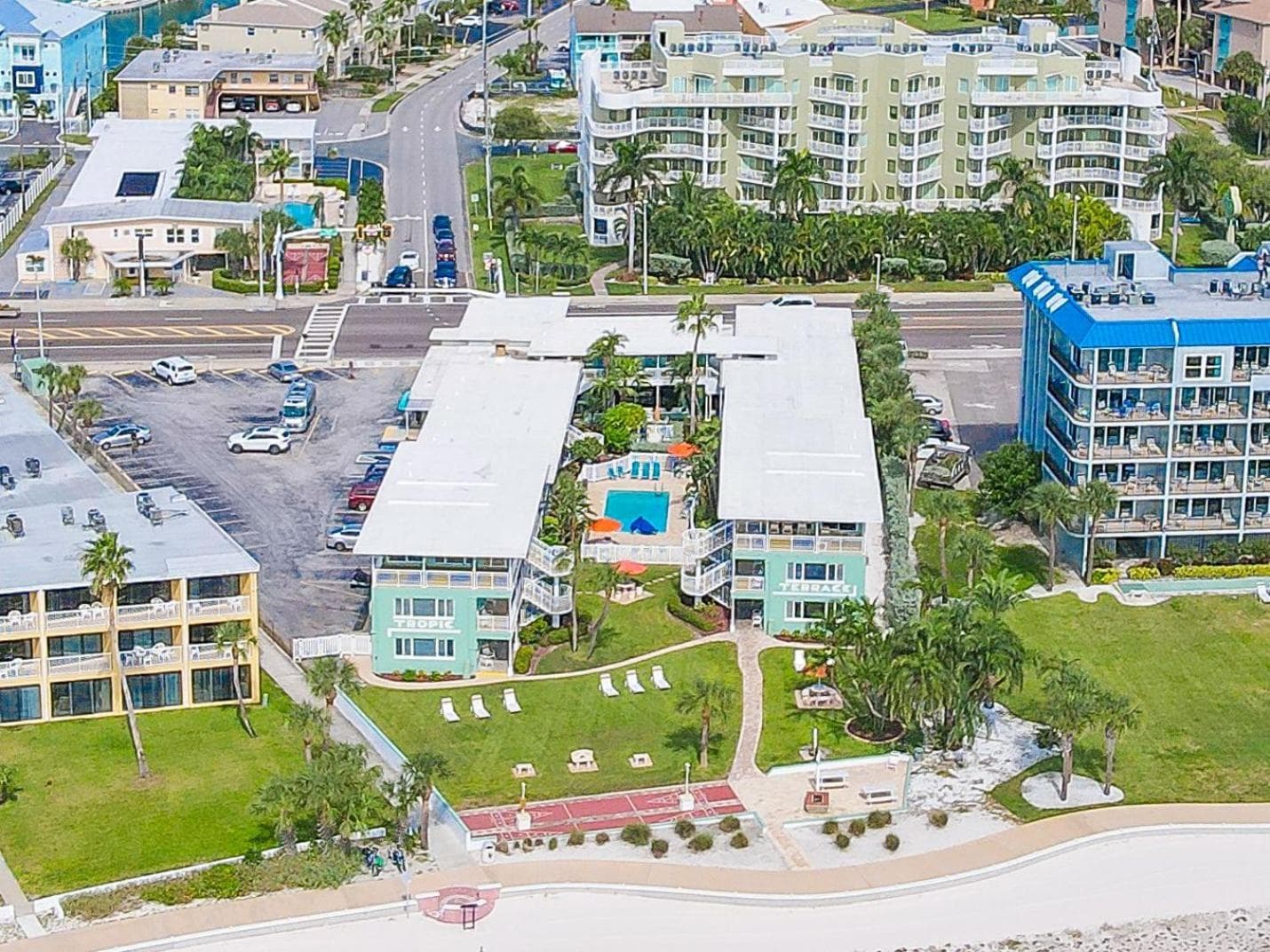 Tropic Terrace #19 - Beachfront Resort Suite featured exterior or lobby in St Pete Beach — similar hotel