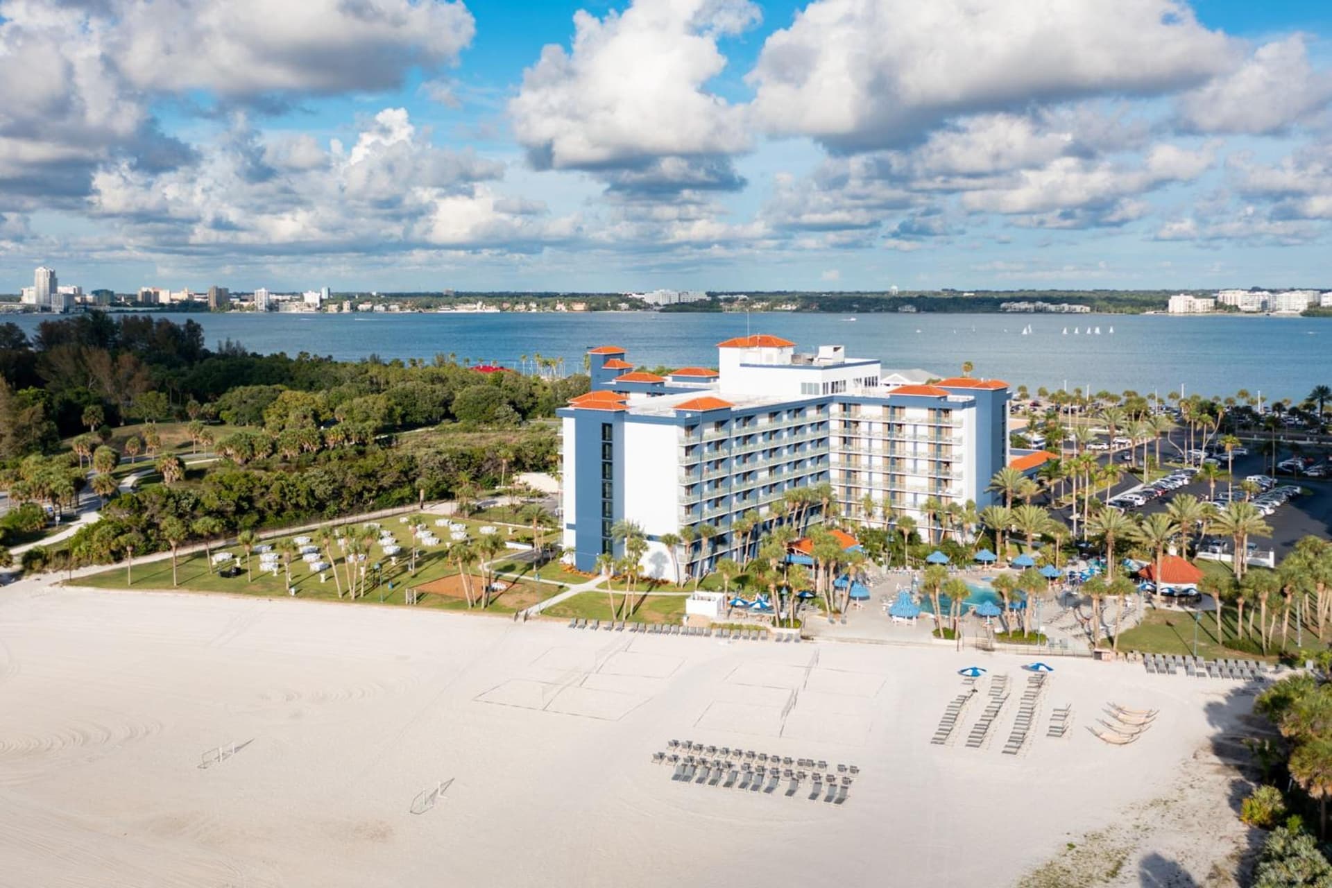 Clearwater Beach Sheraton Resort on Sand Key exterior or lobby in Clearwater Beach, FL — main listing photo