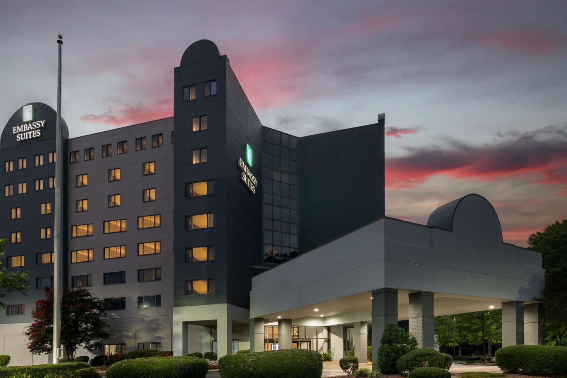 Embassy Suites Charlotte property views in Charlotte, NC — gallery photo 3