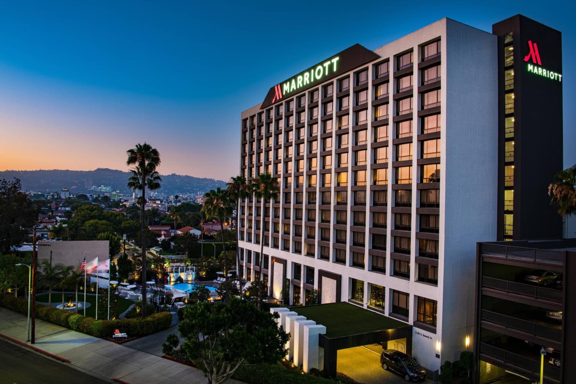 Beverly Hills Marriott exterior or lobby in Los Angeles, CA — main listing photo