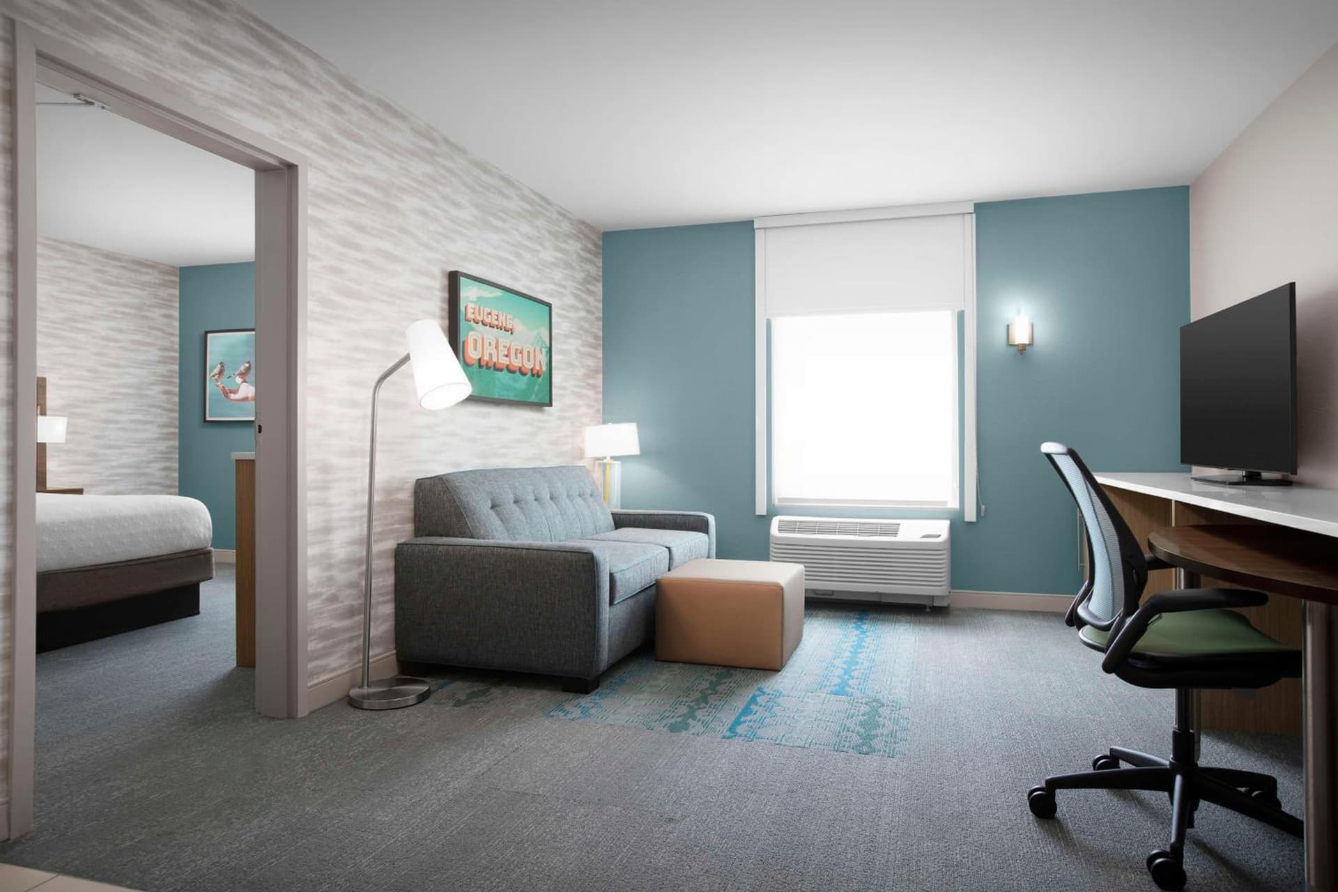 Home2 Suites by Hilton Eugene Downtown University Area interior in Eugene, OR — gallery photo 2