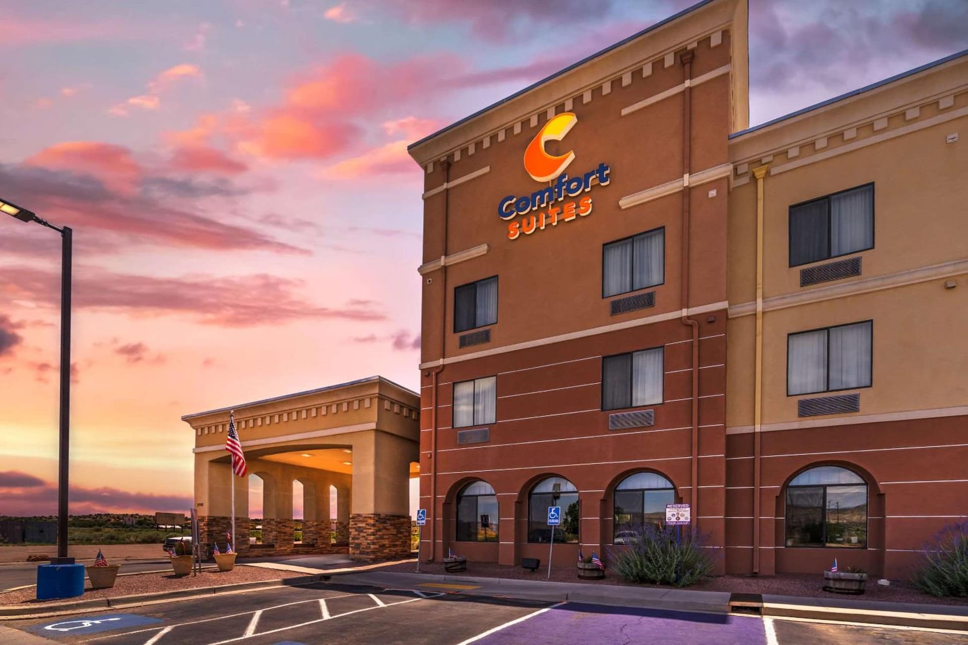 Comfort Suites Gallup East Route 66 and I-40 property views in Gallup, NM — gallery photo 3