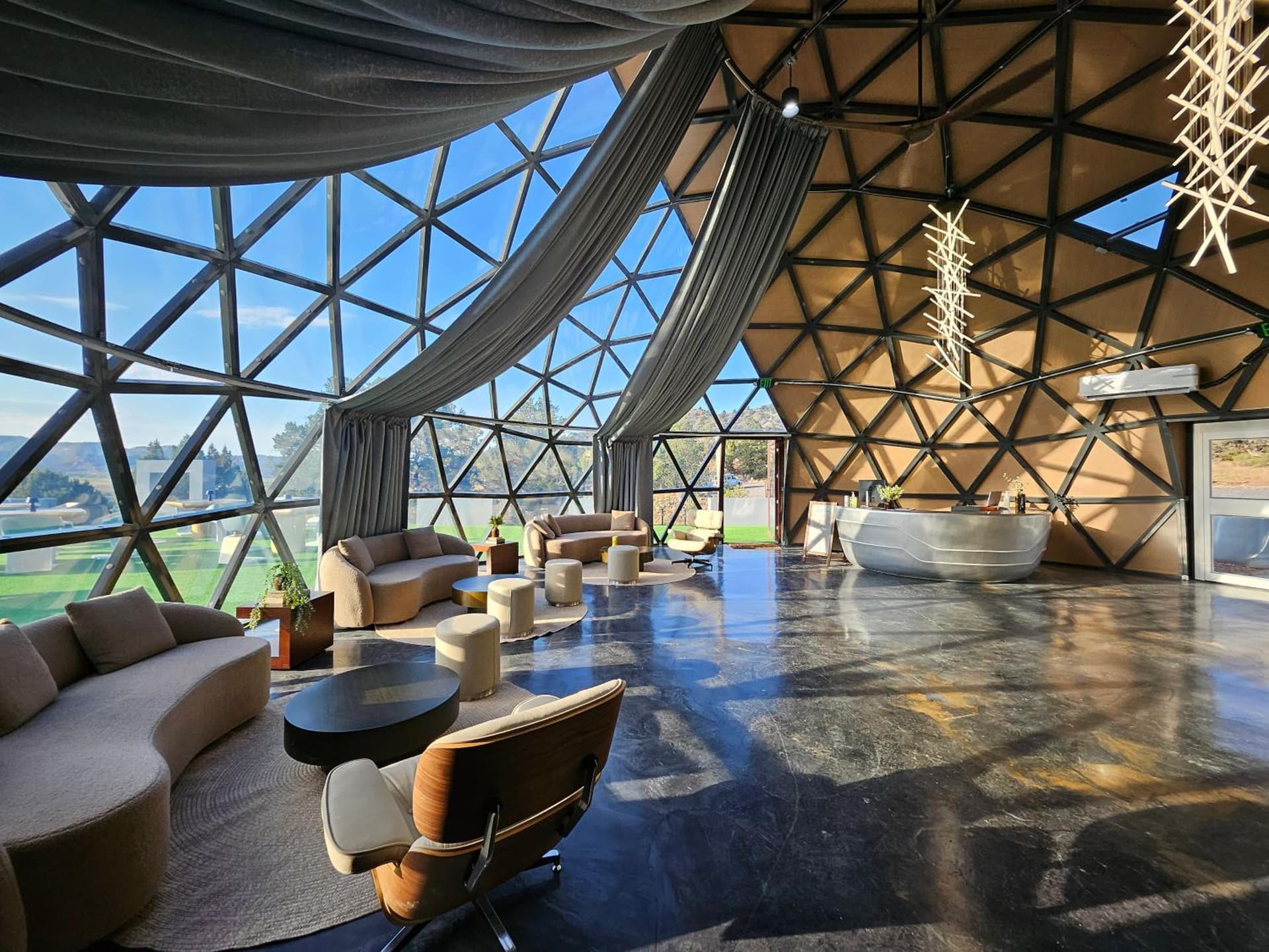 Clear Sky Resorts - Bryce Canyon - Unique Stargazing Domes interior in Cannonville, UT — gallery photo 2