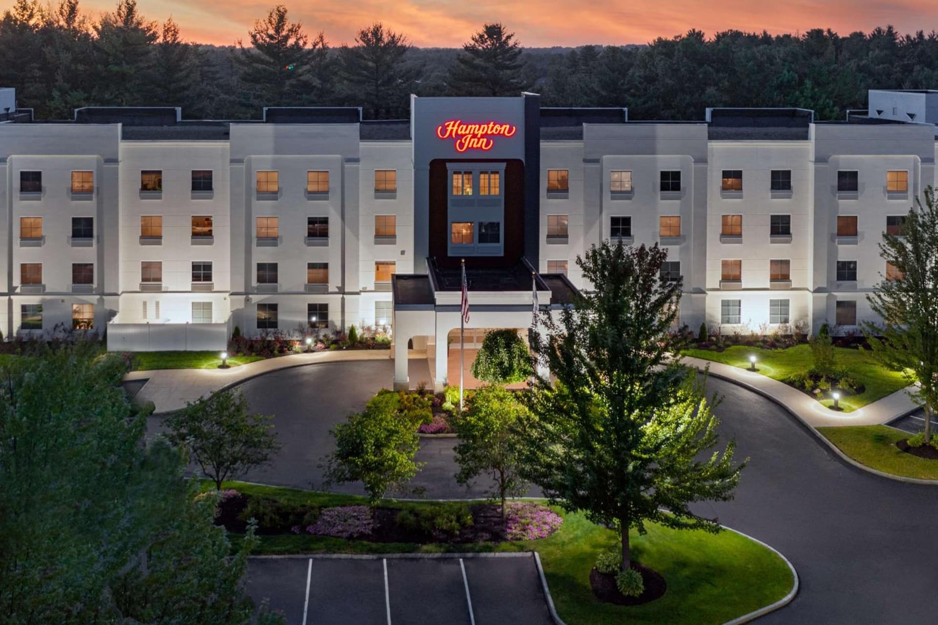 Hampton Inn Boston Bedford Burlington featured exterior or lobby in Billerica, MA — similar hotel