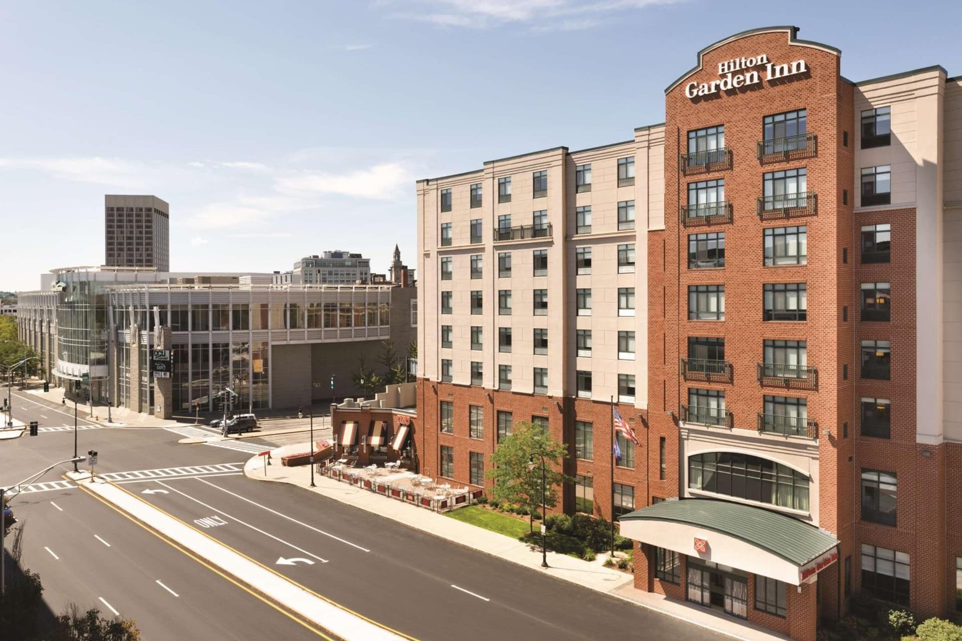 Hilton Garden Inn Worcester property views in Worcester, MA — gallery photo 3