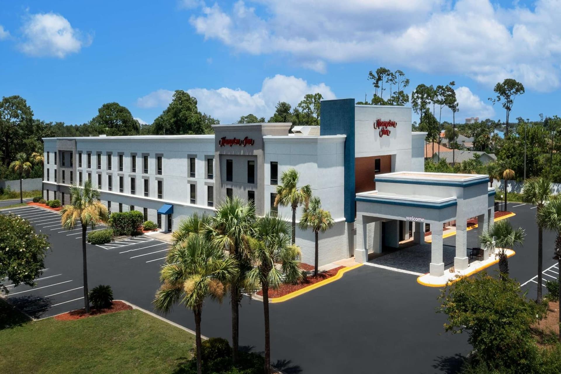Hampton Inn by Hilton Panama City Beach featured exterior or lobby in Panama City Beach, FL — similar hotel