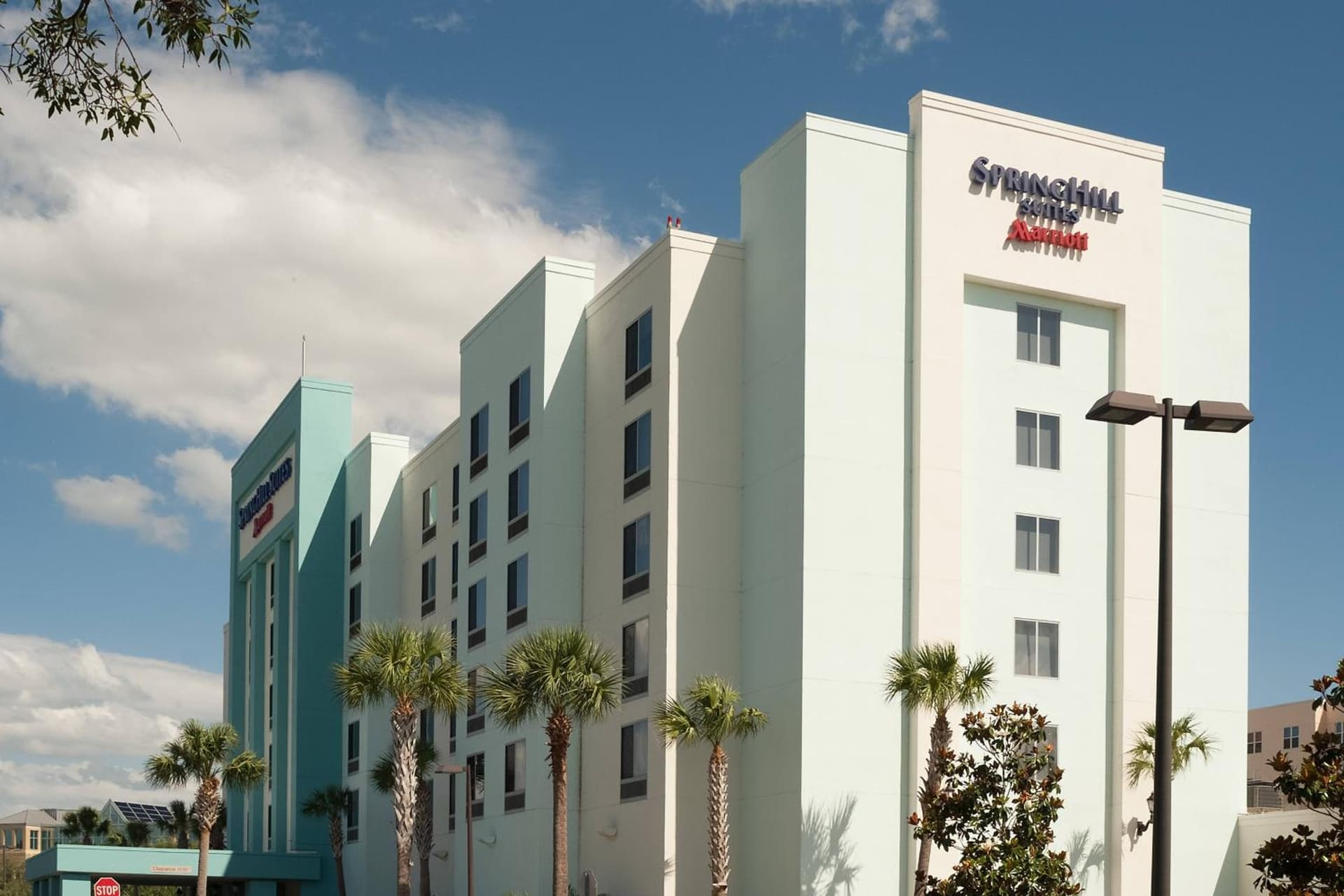 SpringHill Suites Orlando Airport featured exterior or lobby in Orlando, FL — similar hotel