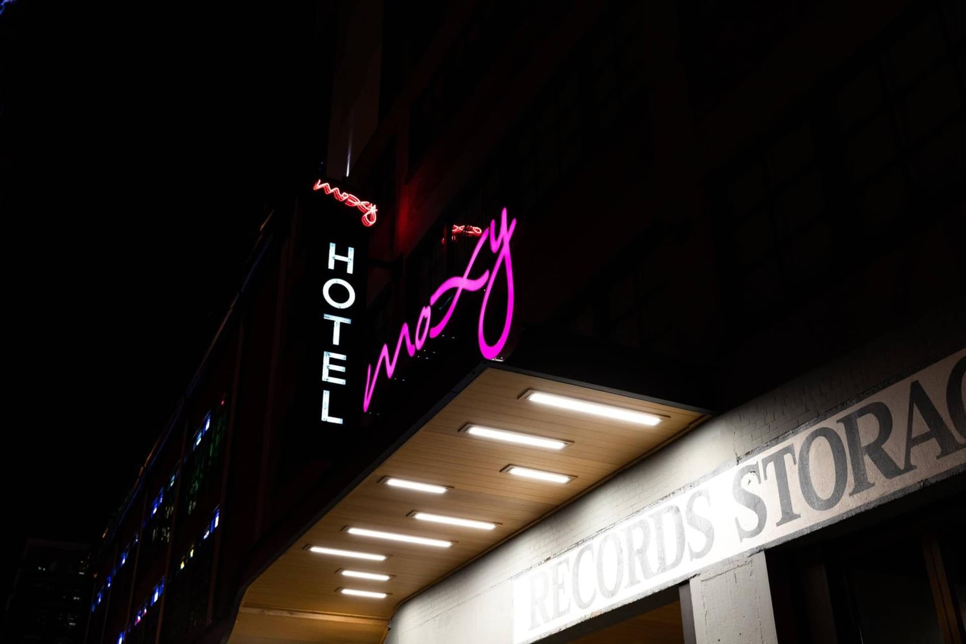 Moxy Nashville Downtown featured exterior or lobby in Nashville, TN — similar hotel
