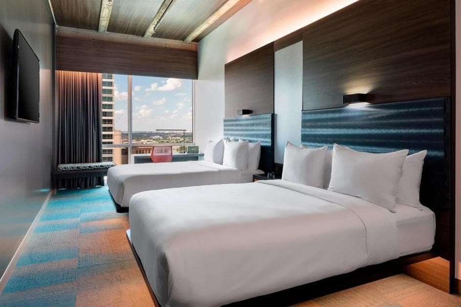 Aloft Fort Worth Downtown property views in Fort Worth, TX — gallery photo 3