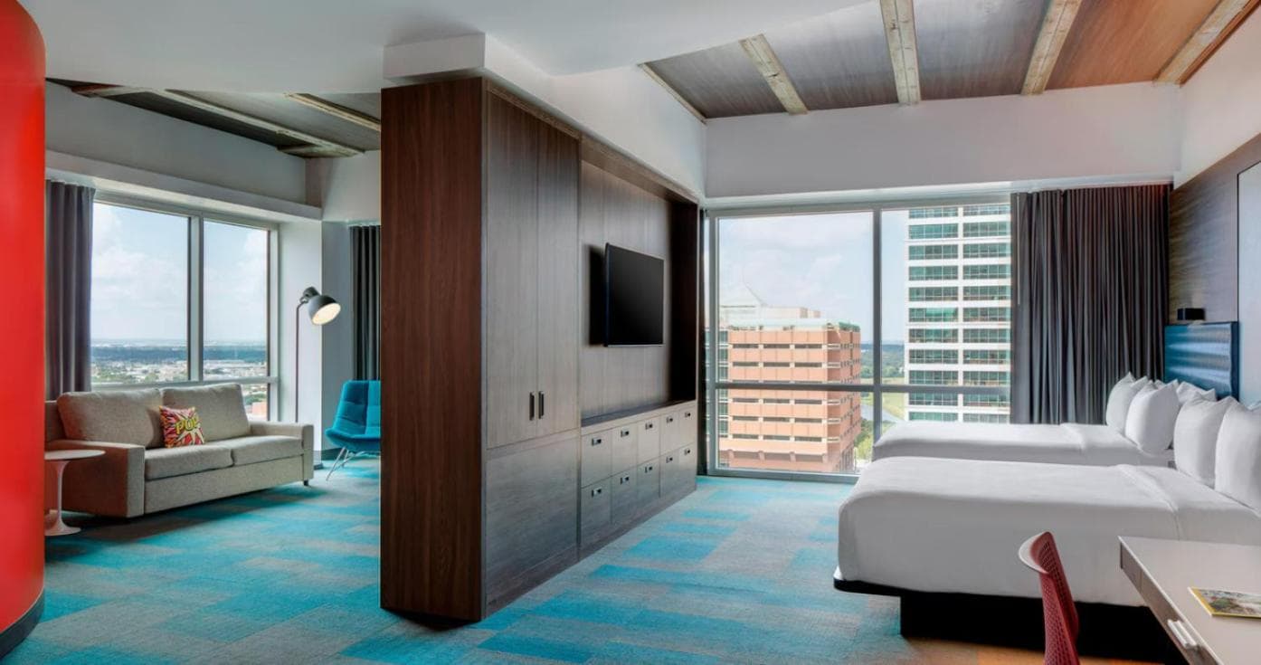 Aloft Fort Worth Downtown interior in Fort Worth, TX — gallery photo 2