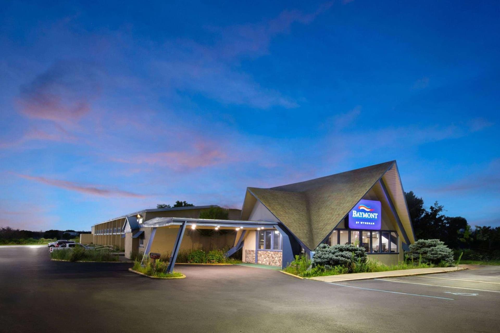 Baymont by Wyndham Bay City featured exterior or lobby in Bay City, MI — similar hotel