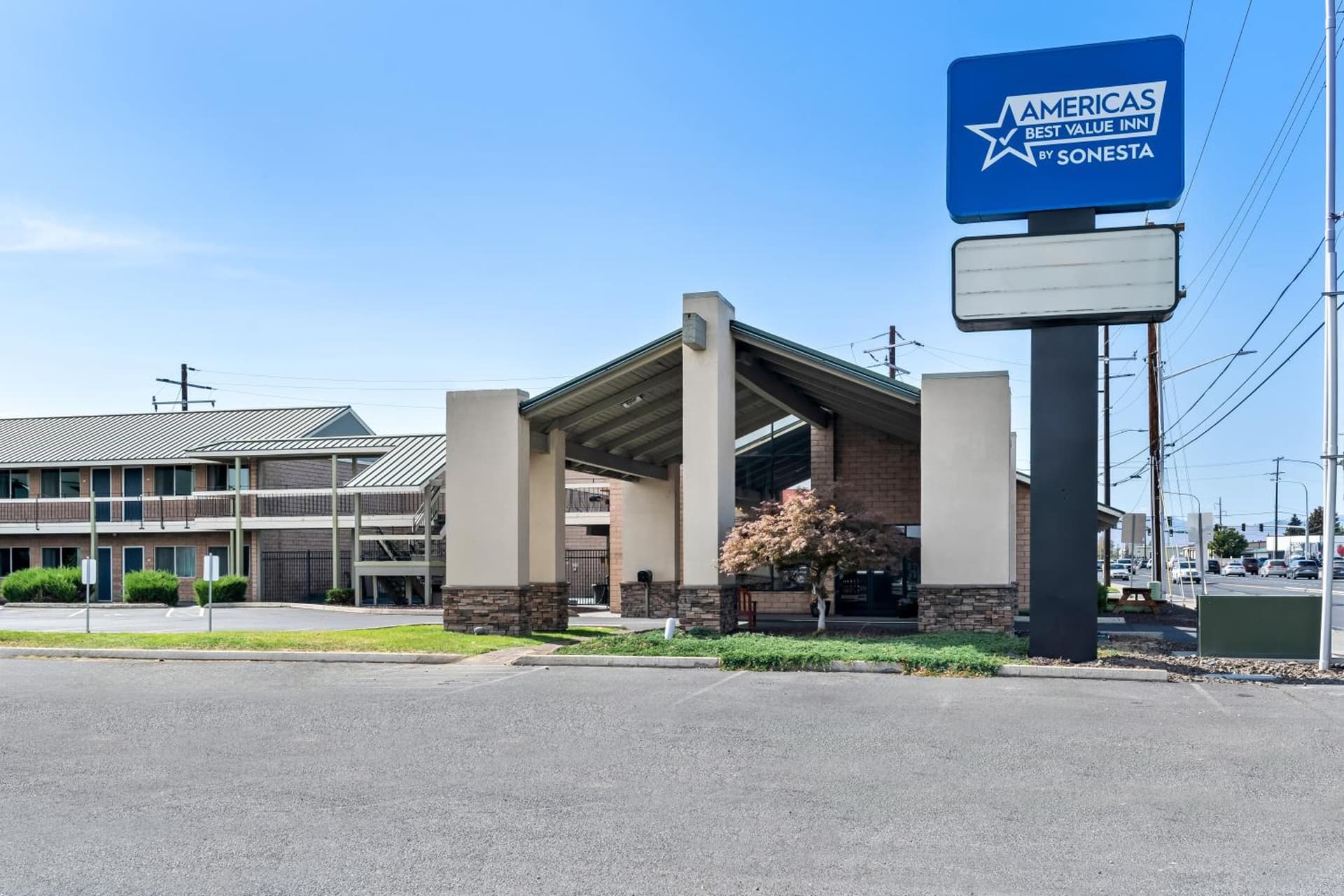 Americas Best Value Inn Yakima featured exterior or lobby in Union Gap, WA — similar hotel