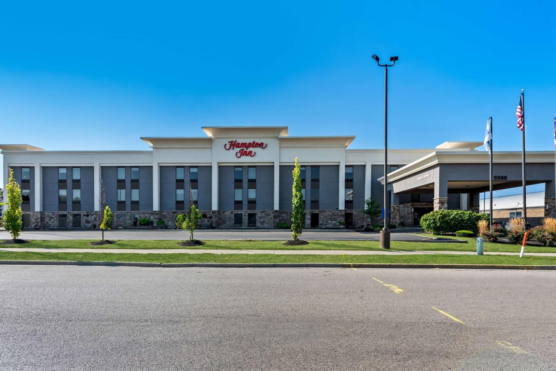 Hampton Inn Dayton/Huber Heights featured exterior or lobby in Huber Heights, OH — similar hotel